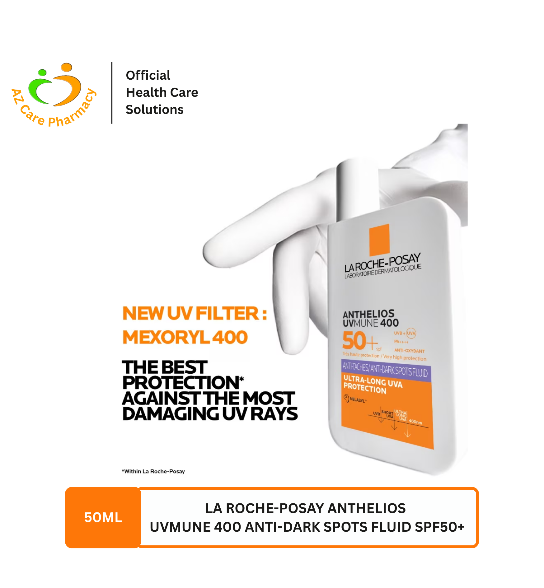 La Roche Posay Anthelios Uvmune 400 Anti Dark Spots Fluid SPF50+ 50ml - Image 2