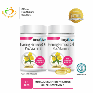 MegaLive Evening Primrose Oil Plus Vitamin E