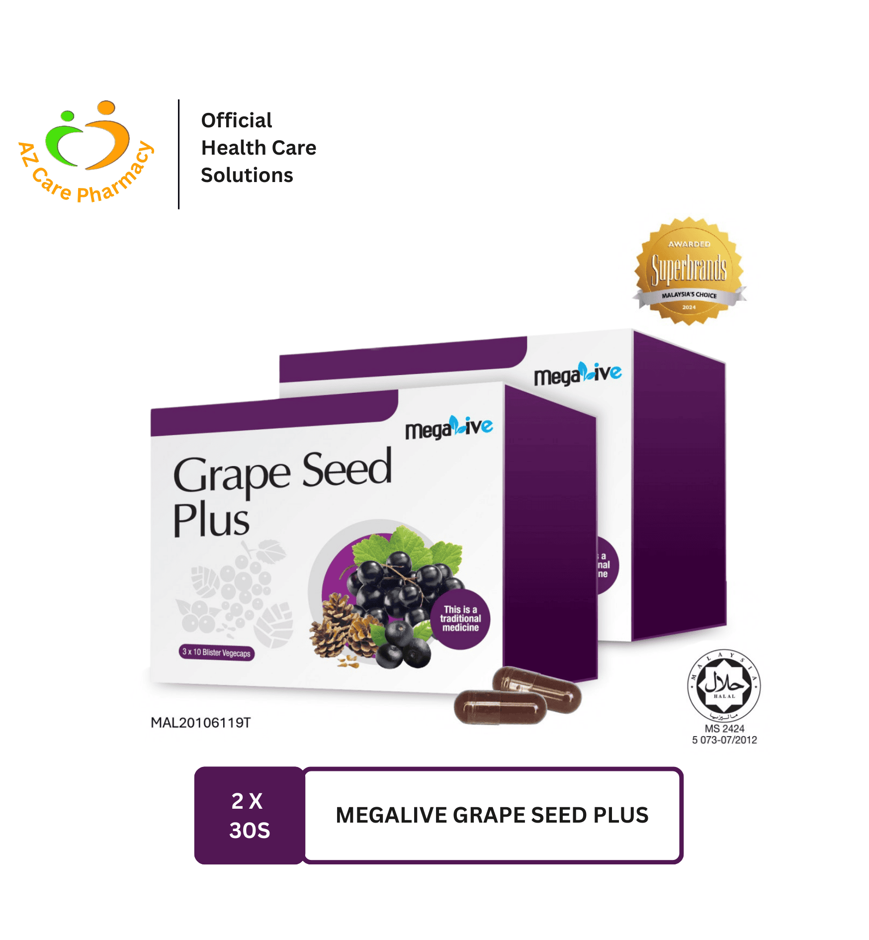 MegaLive Grape Seed Plus
