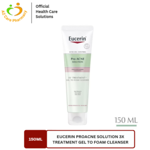 Eucerin Proacne 3X Treatment Gel To Foam Cleanser 150ml