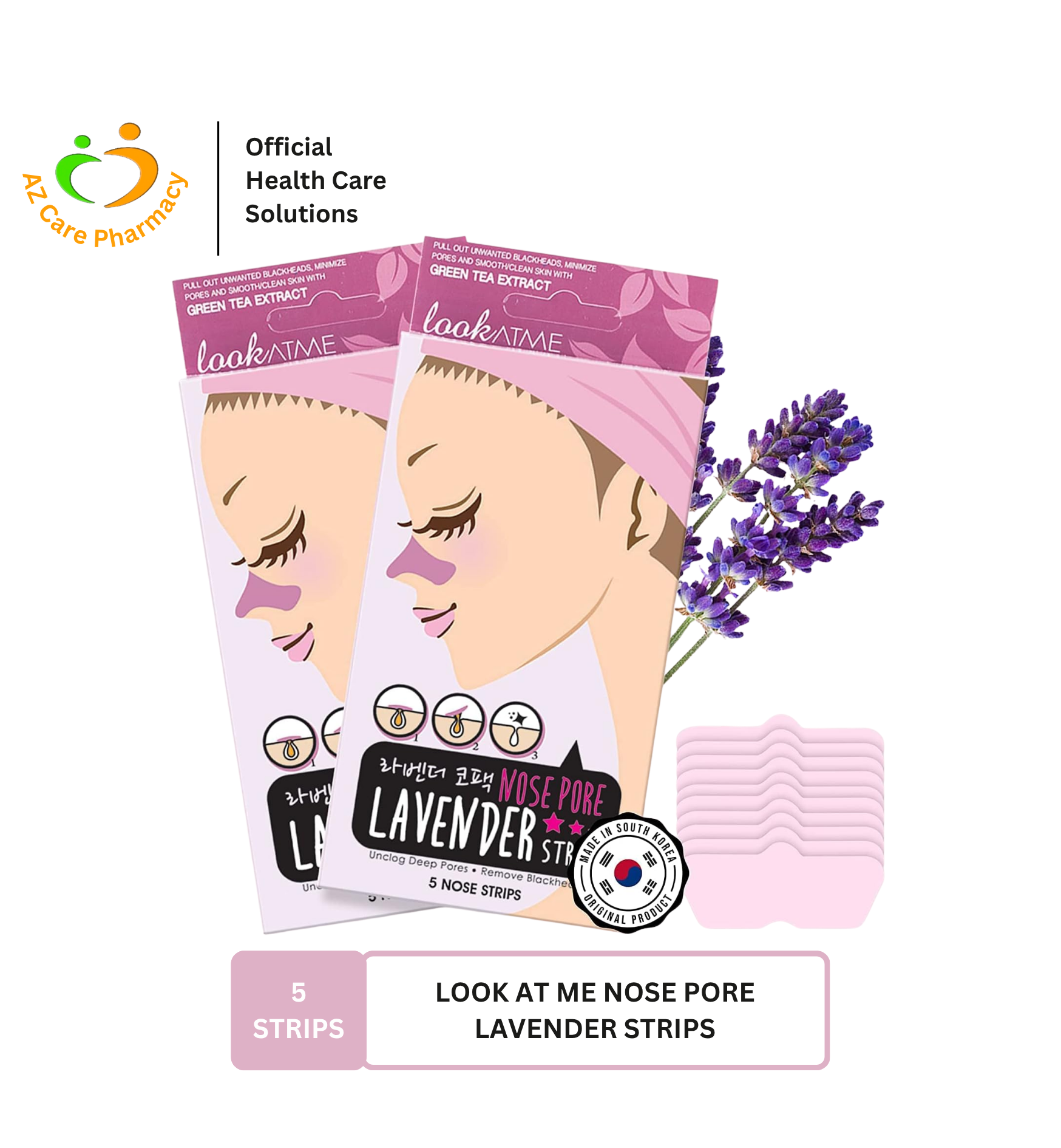Look At Me Nose Pore Strips Lavender