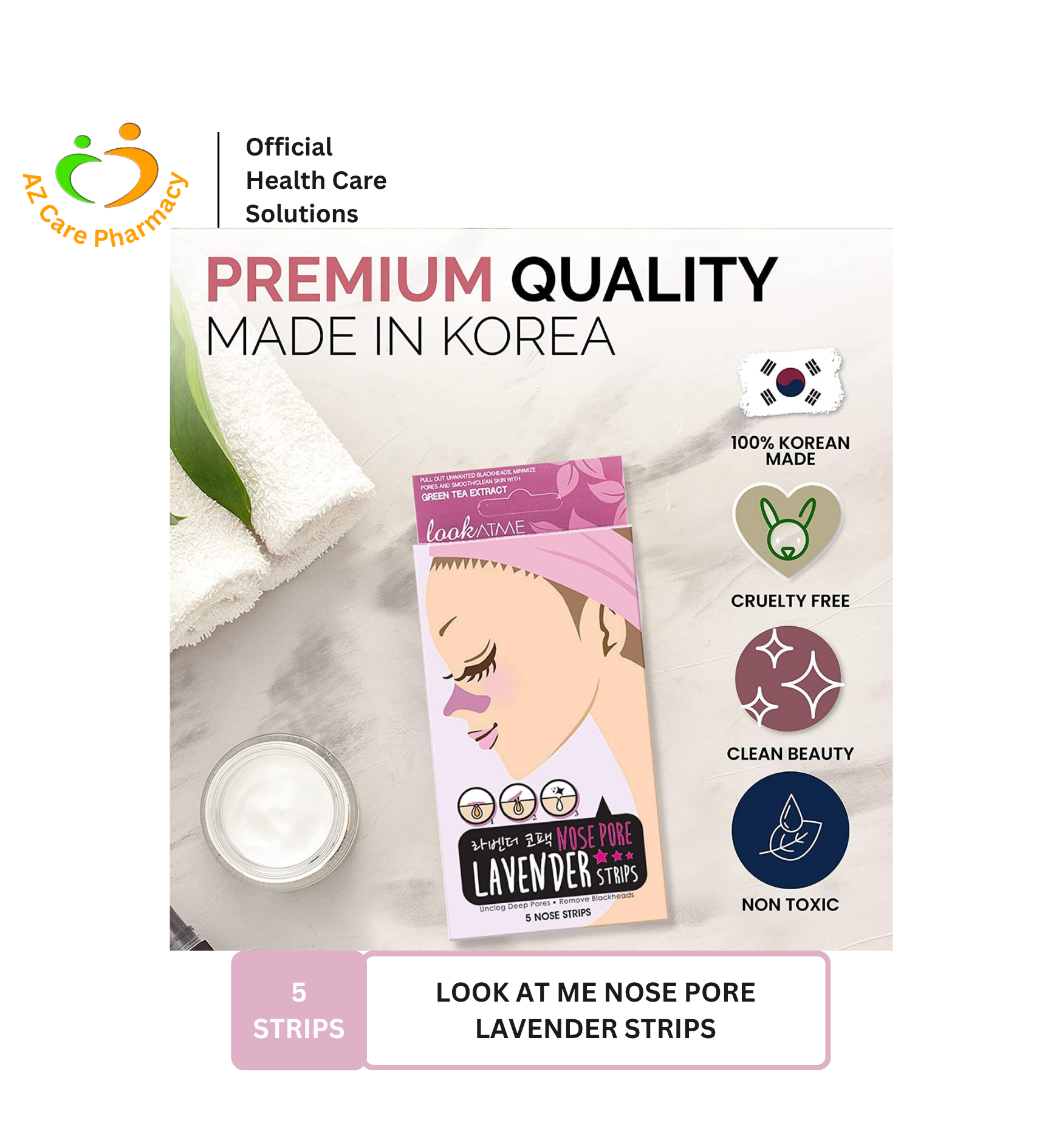 Look At Me Nose Pore Strips Lavender - Image 2