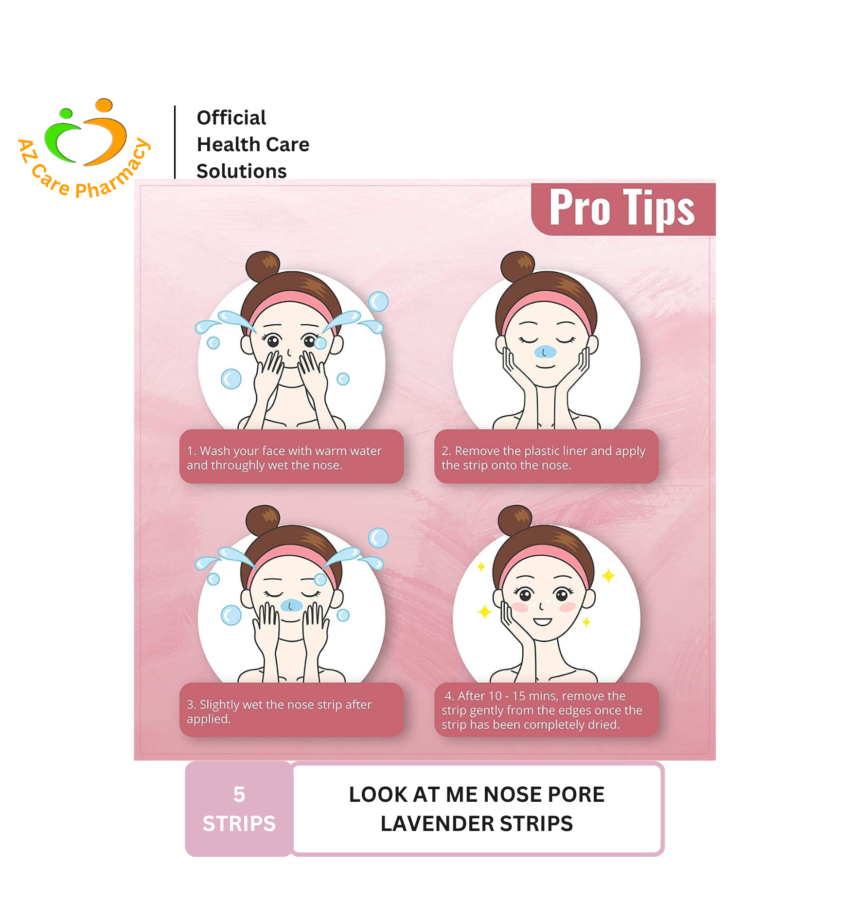 Look At Me Nose Pore Strips Lavender - Image 5