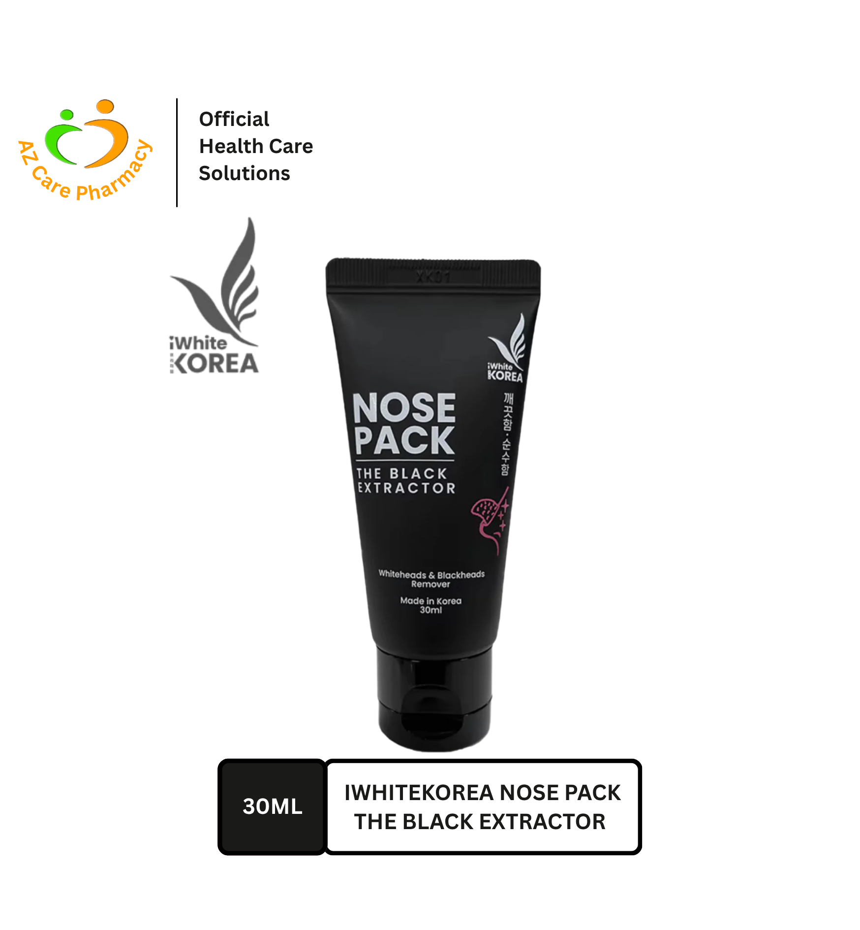 iWhiteKorea Nose Pack the Black Extractor 30ml