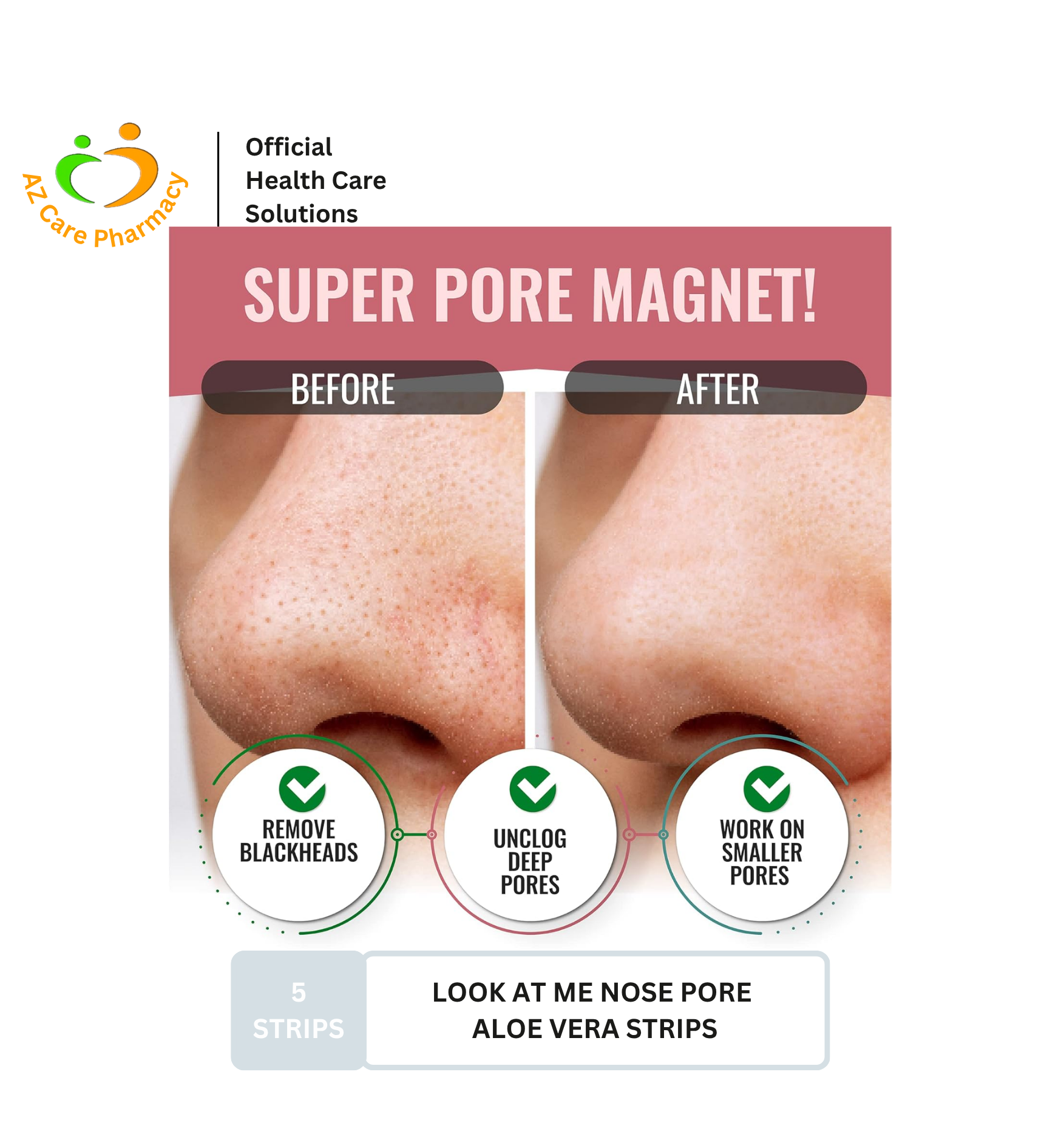 Look At Me Nose Pore Strips Aloe Vera - Image 7