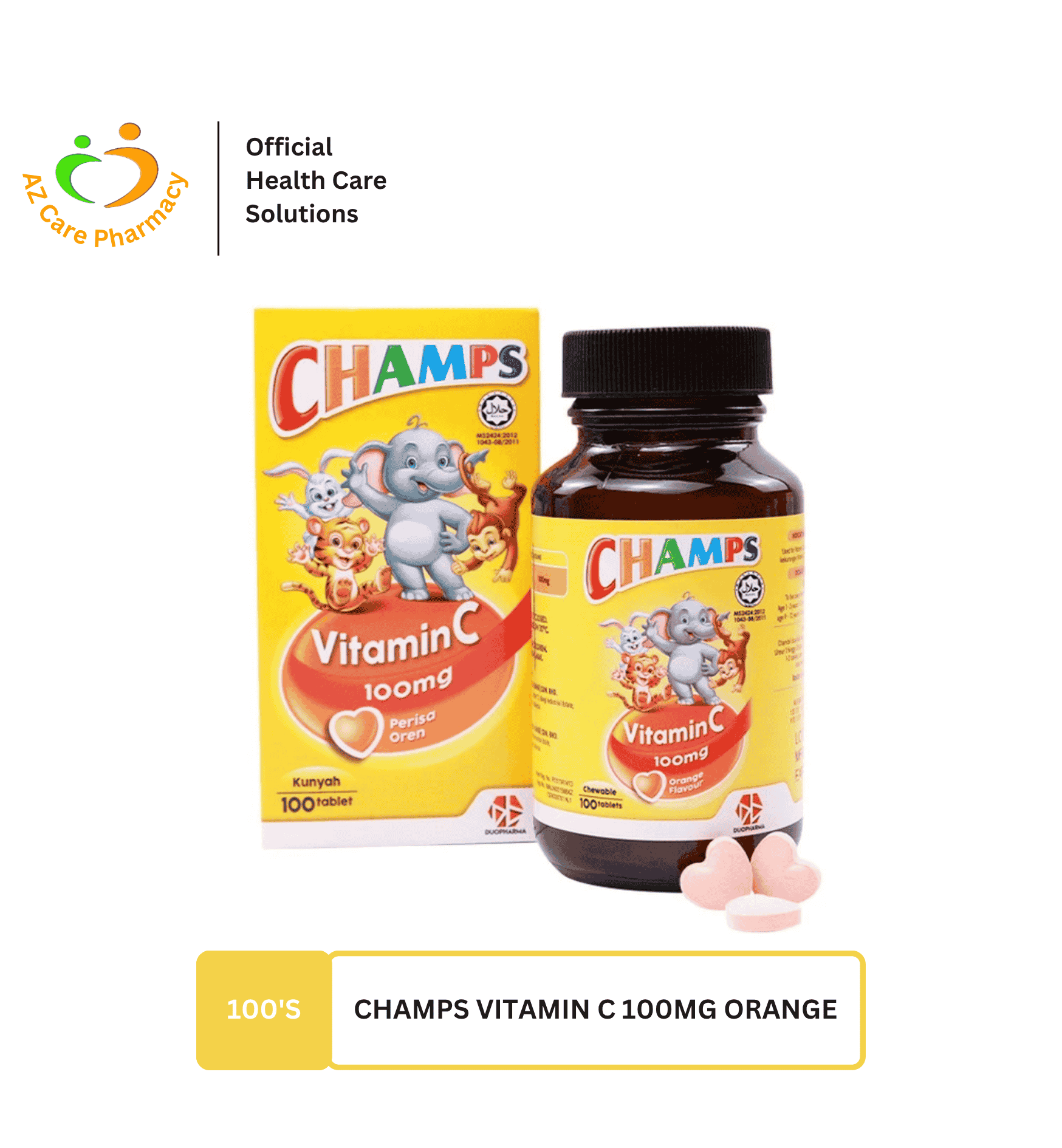 Champs C 100mg Orange