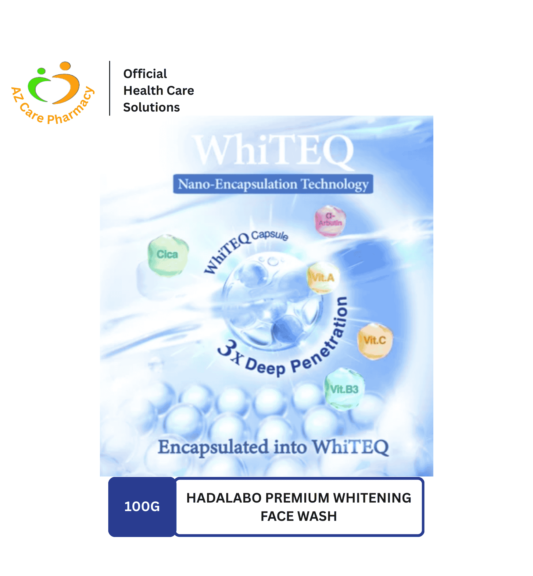 Hadalabo Premium Whitening Face Wash 100g - Image 4