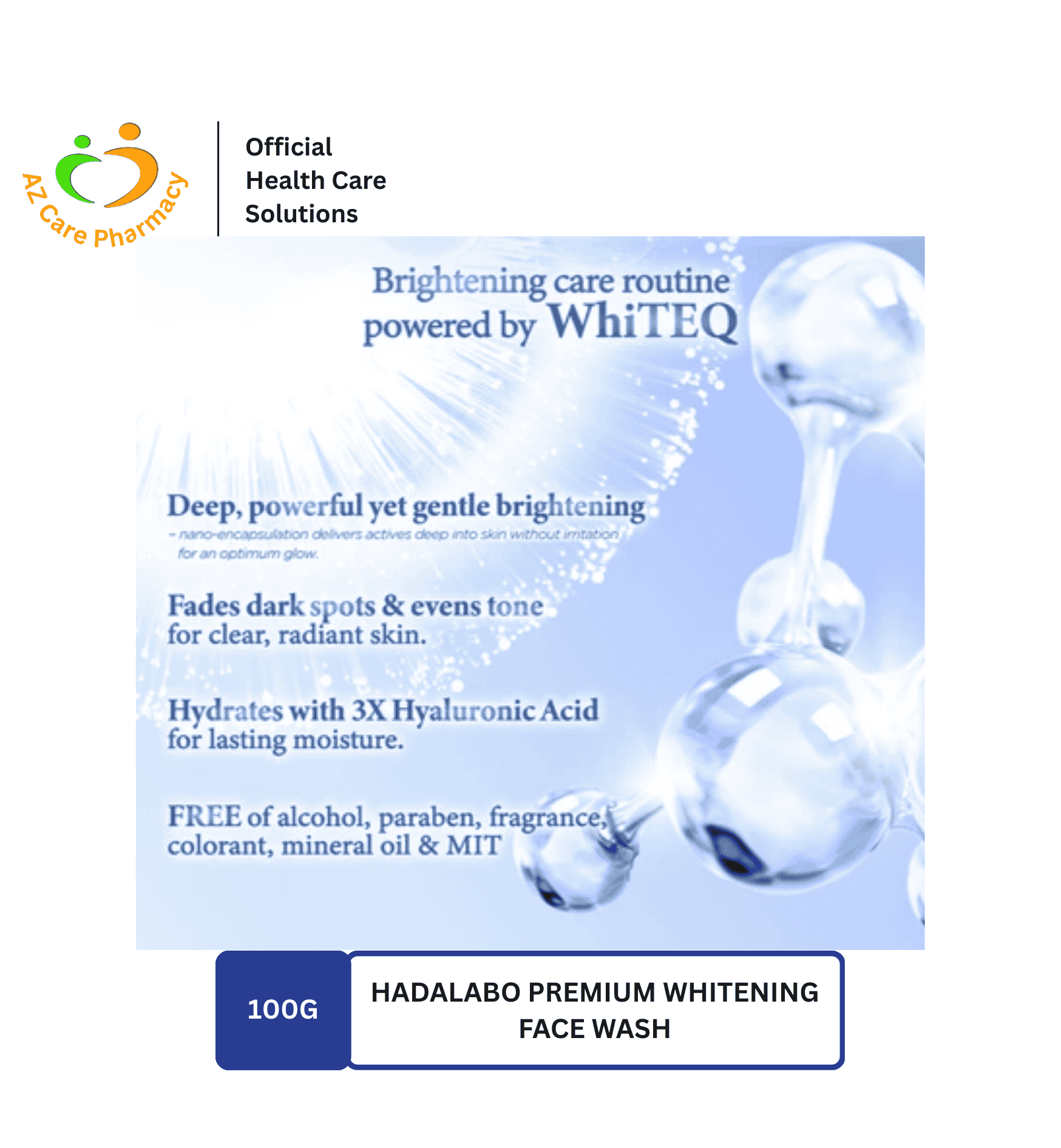 Hadalabo Premium Whitening Face Wash 100g - Image 5