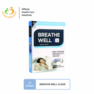 Breathe Well Nasal Strips Clear 12s