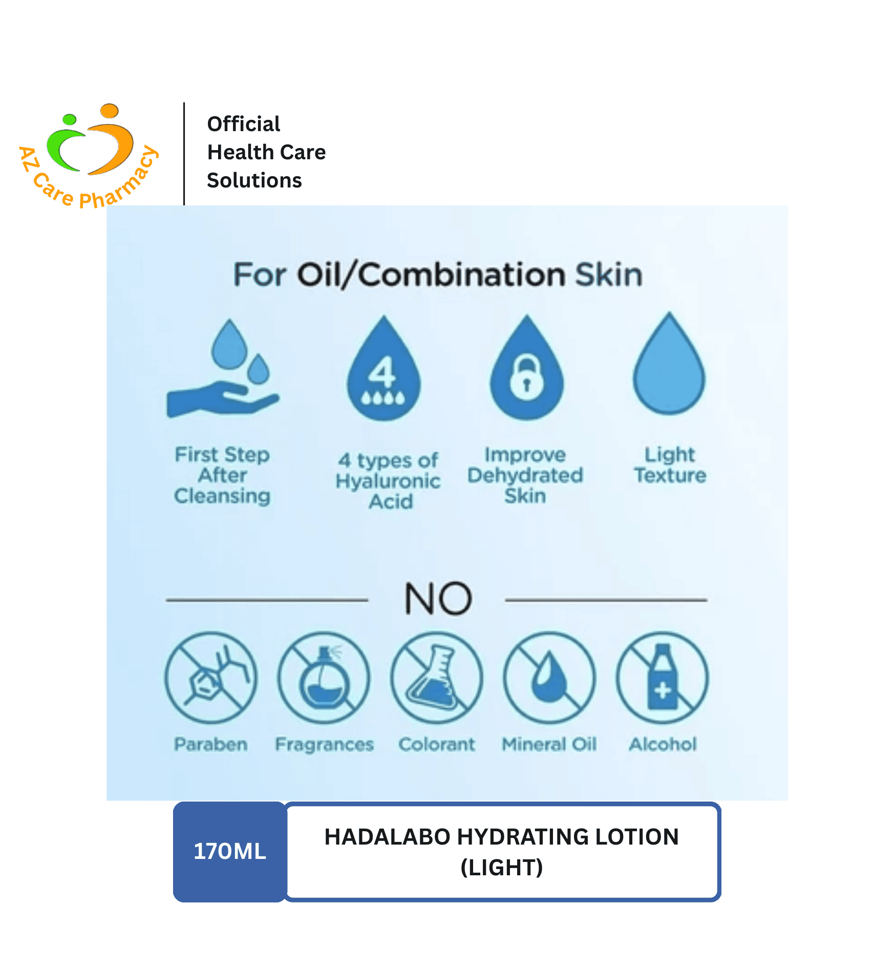 Hadalabo Hydrating Lotion (Light) 170ml - Image 4