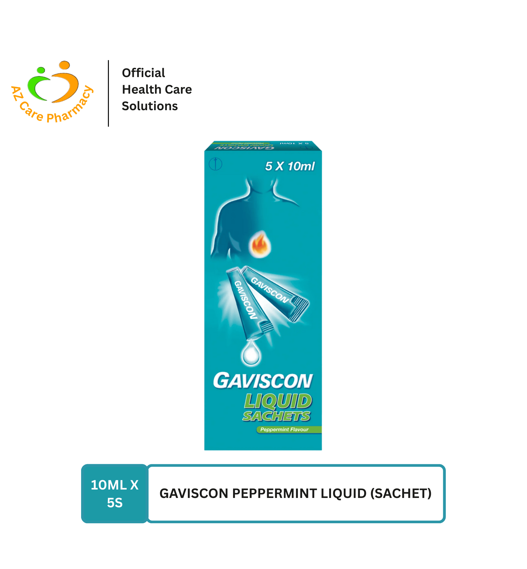 Gaviscon Peppermint Liquid Sachets 10ml - Image 3