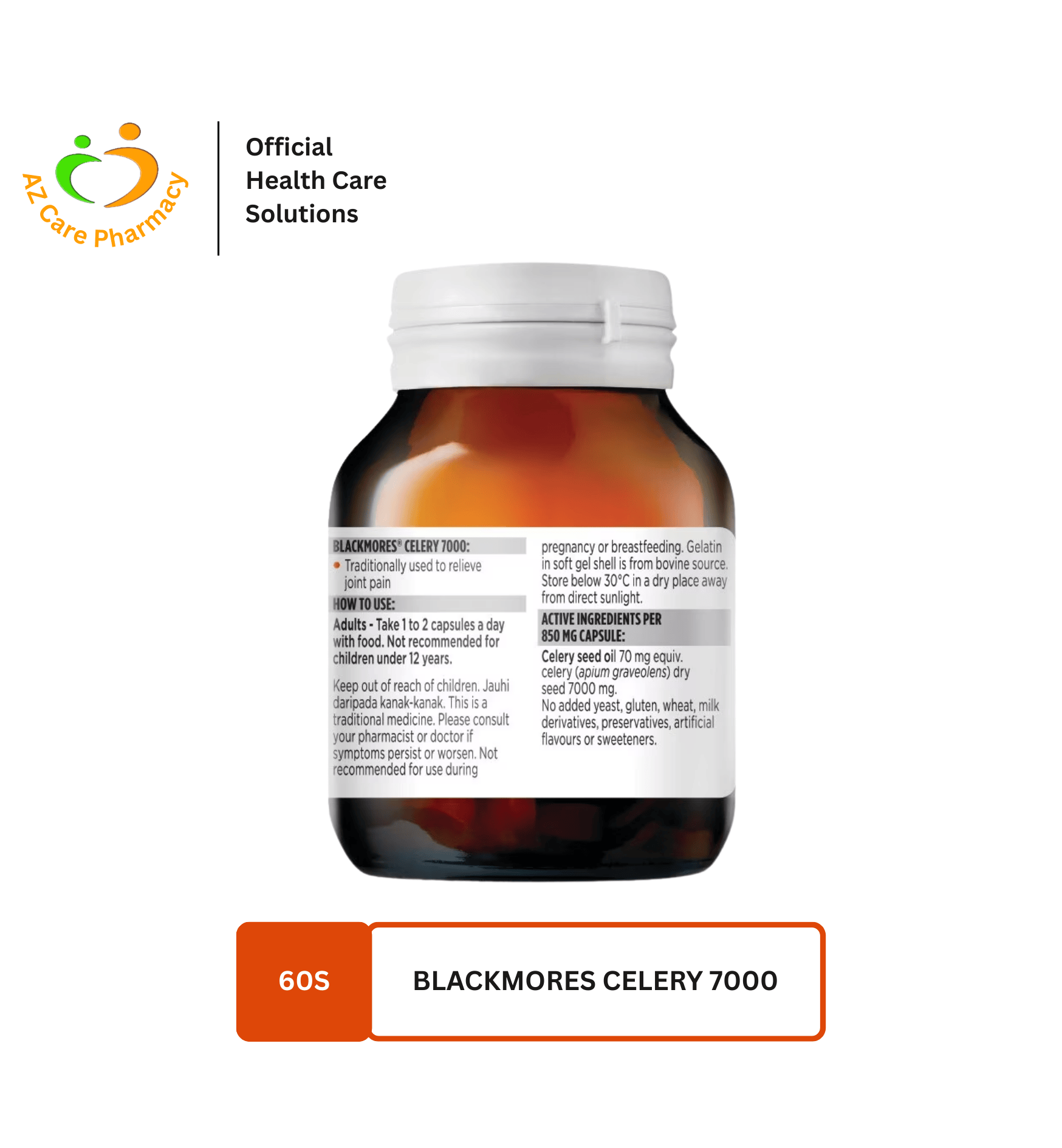 Blackmores Celery 7000 60s - Image 3