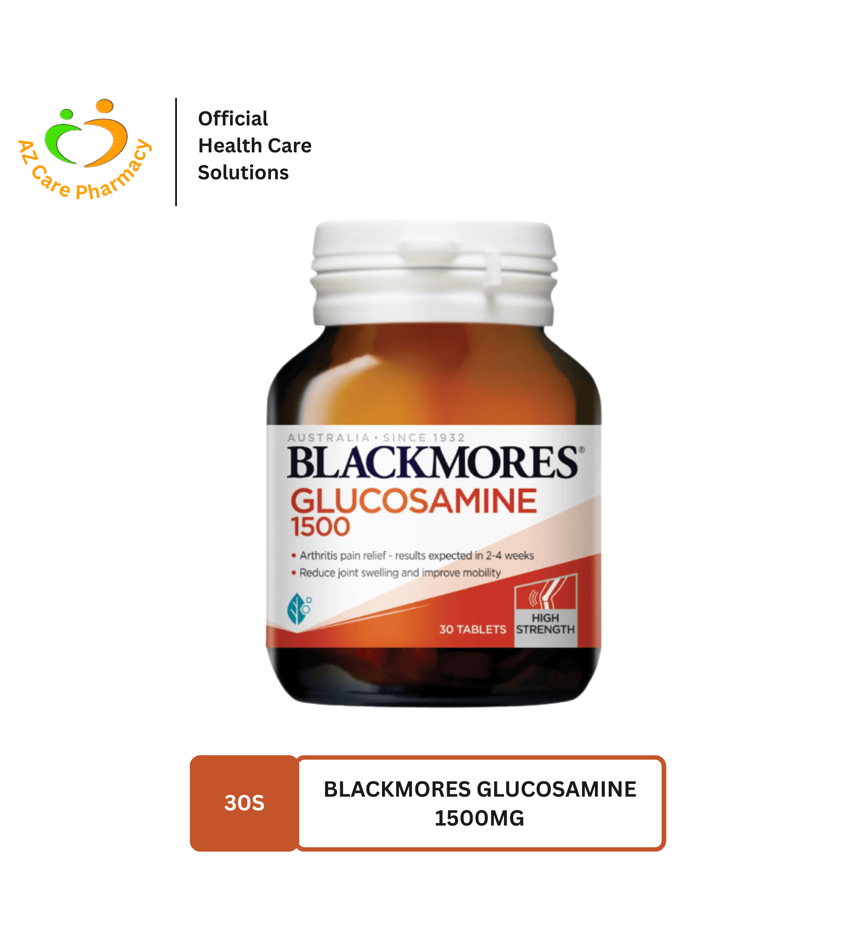Blackmores Glucosamine 1500mg 30s