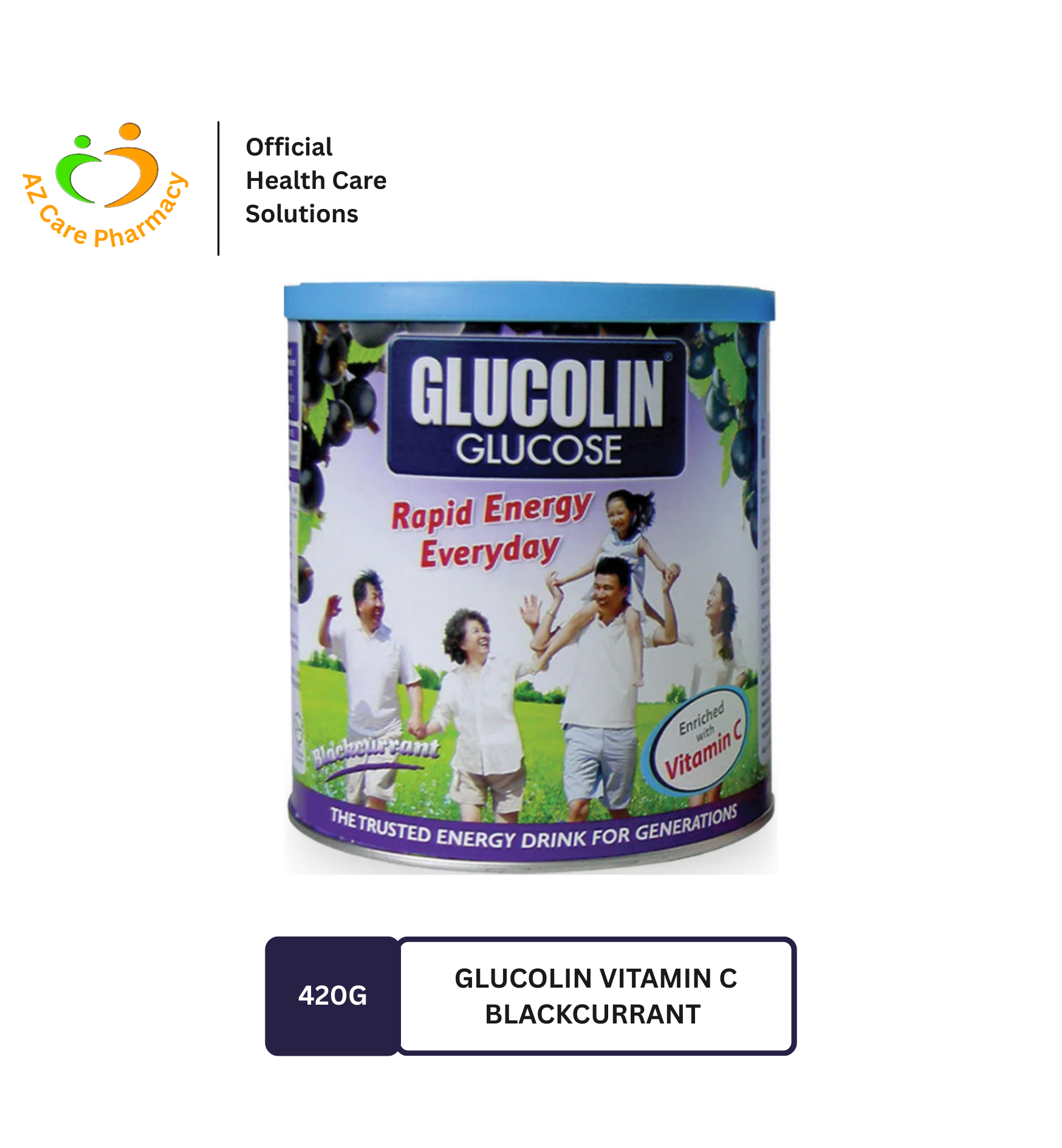 Glucolin Vitamin C Blackcurrant 420g