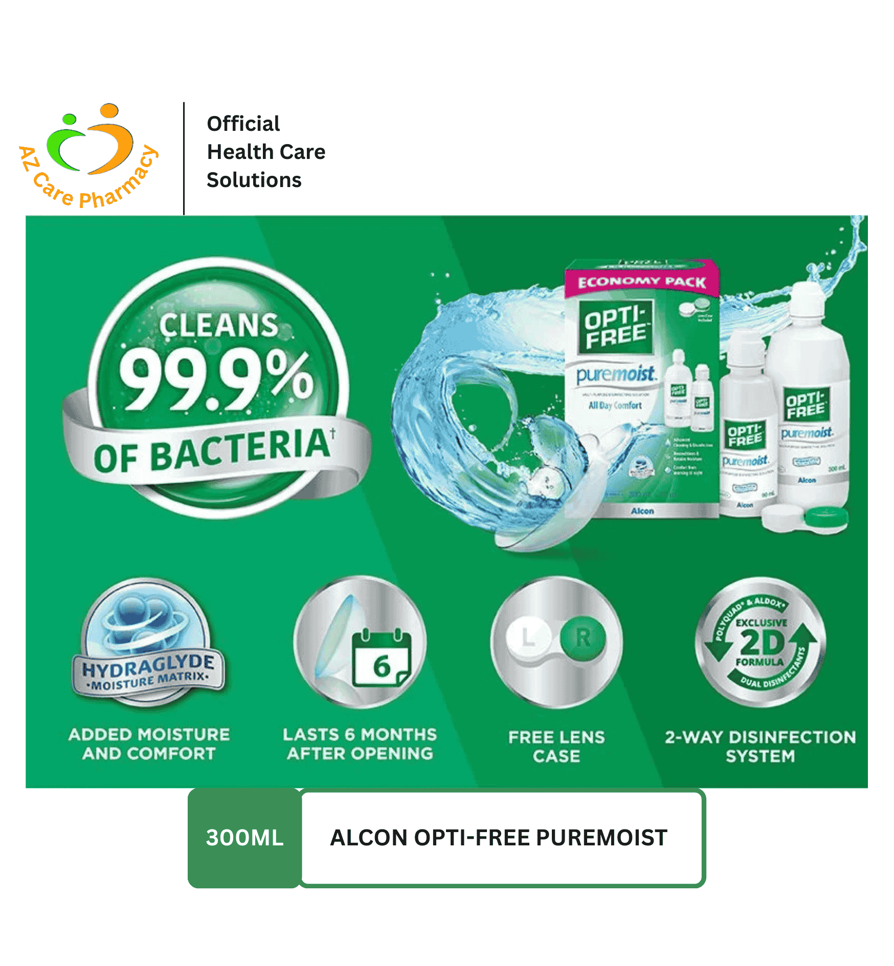 Alcon Opti-Free Puremoist 300ml - Image 3