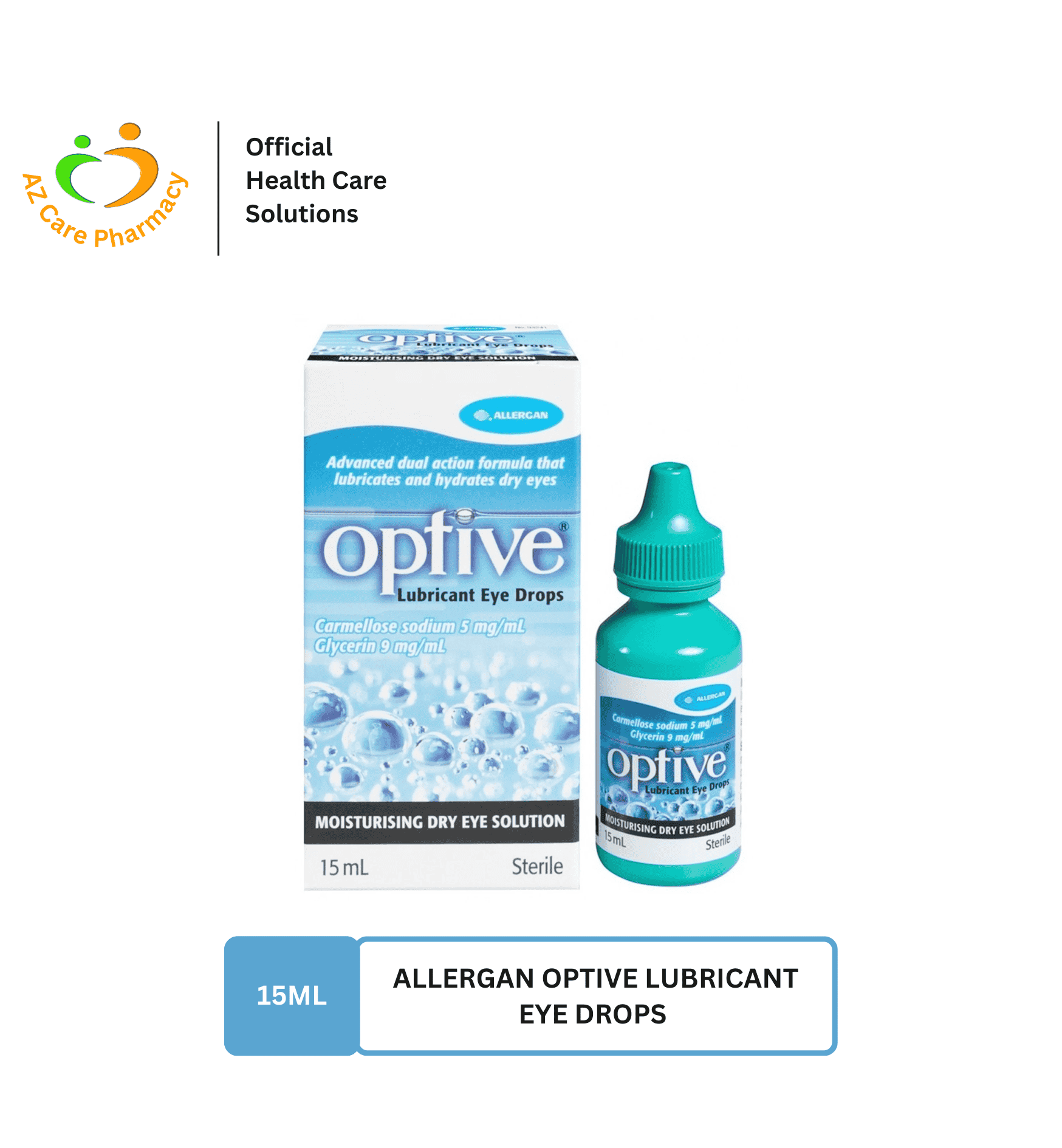 Allergan Optive Lubricant Eye Drops 15ml