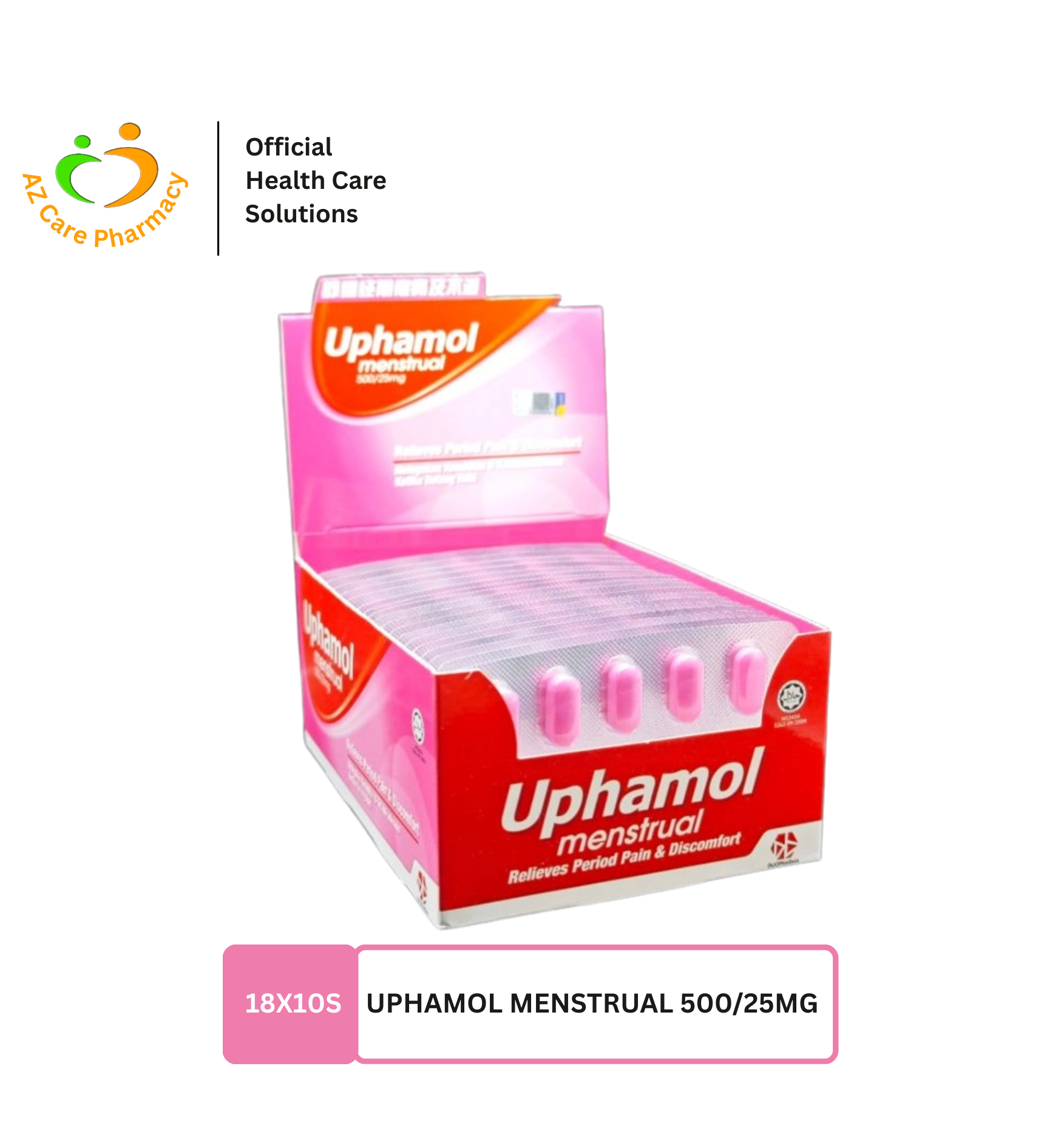 Uphamol Menstrual 500/25mg - Image 2