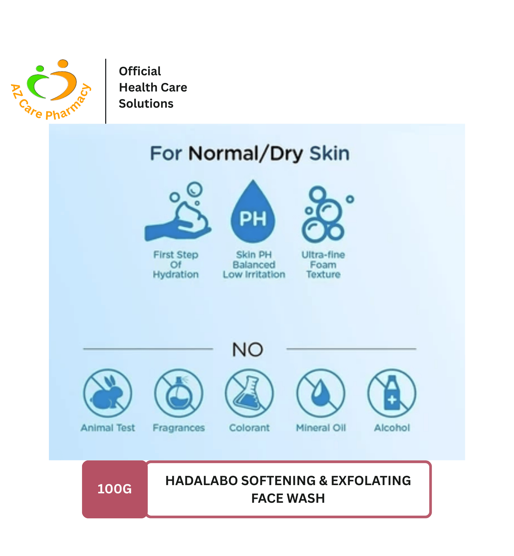 Hadalabo Softening & Exfolating Face Wash 100g - Image 4