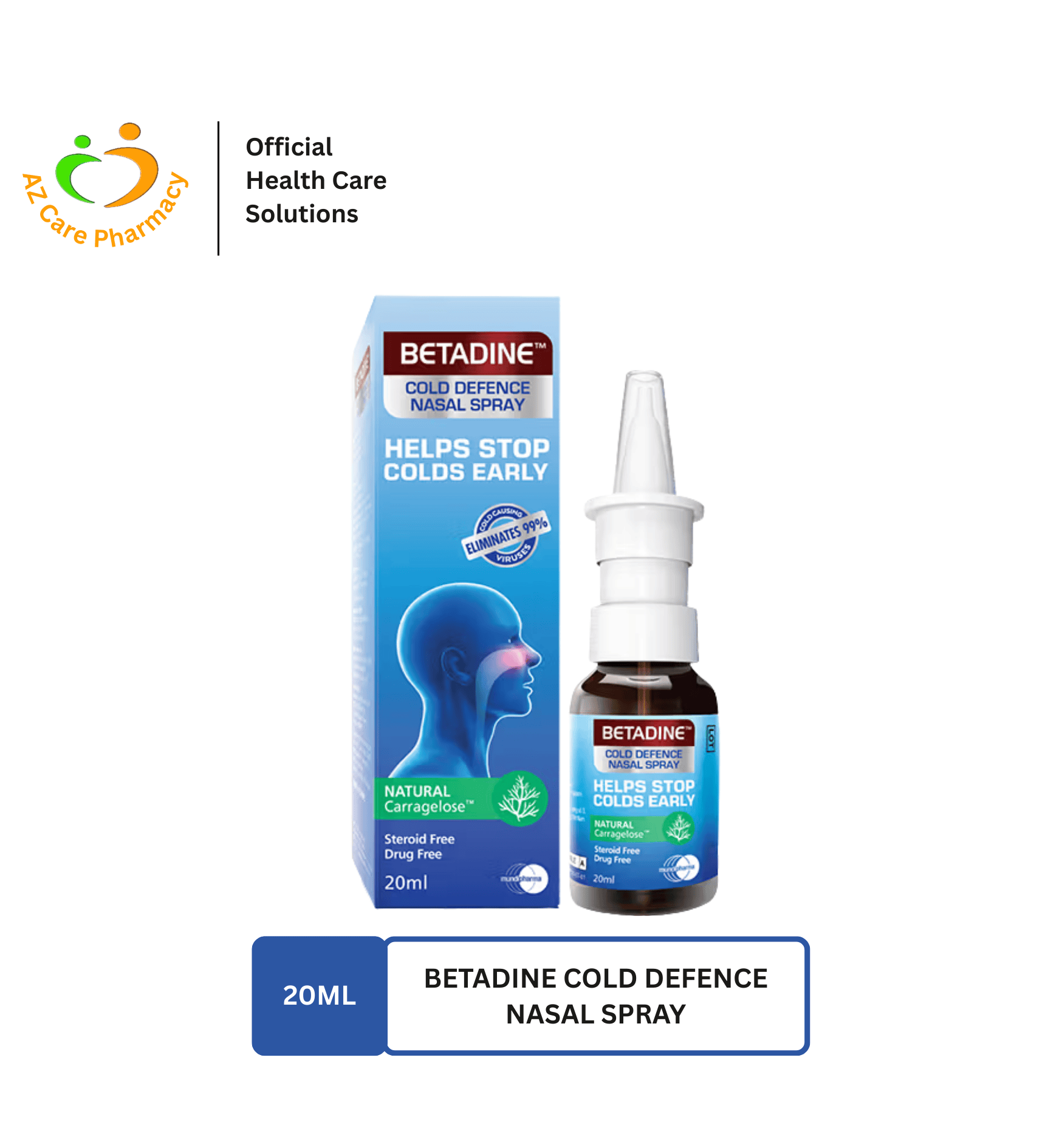 Betadine Cold Defense Nasal Spray 20ml - Image 2