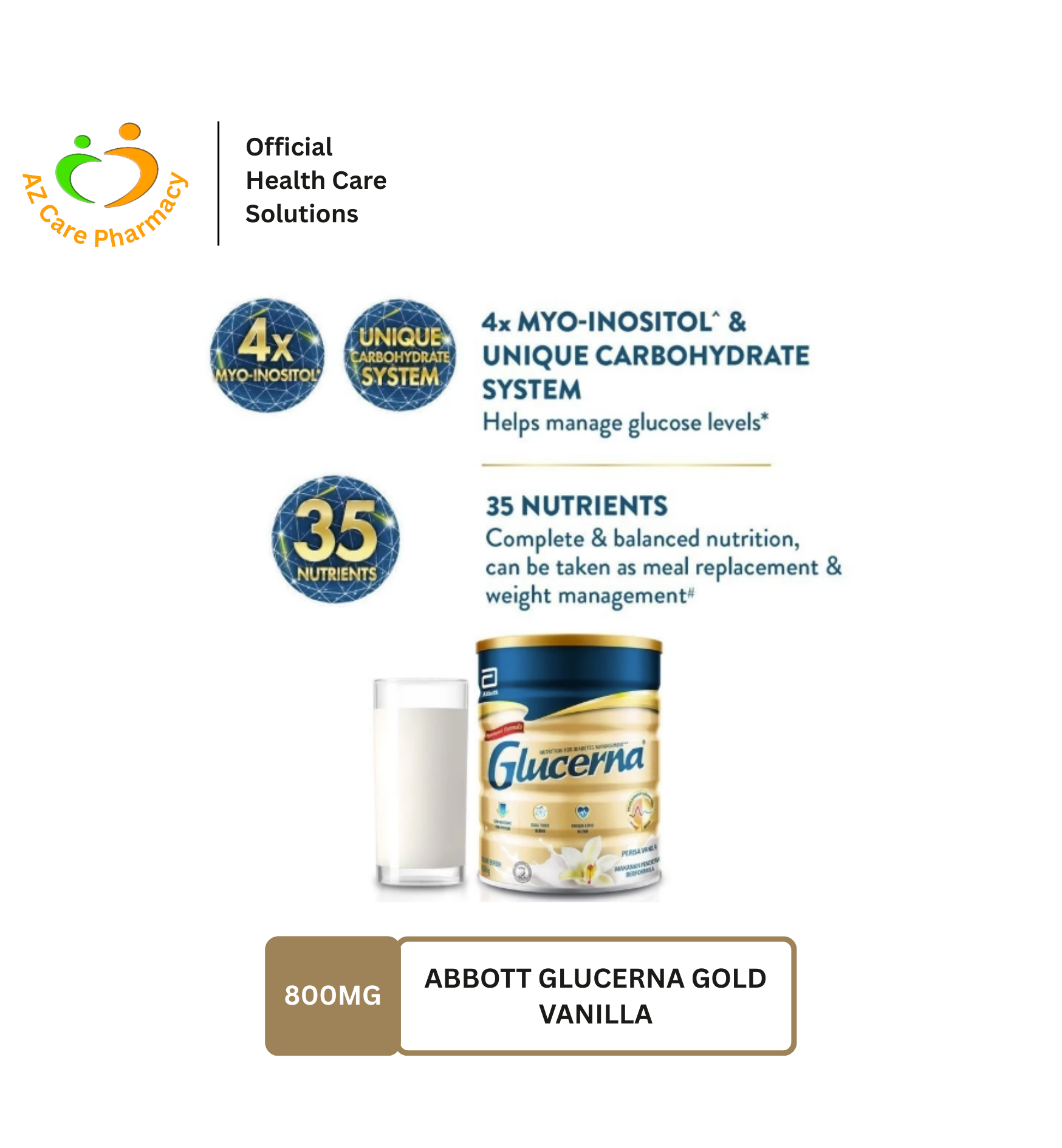 Glucerna® Vanilla 800g - Image 2