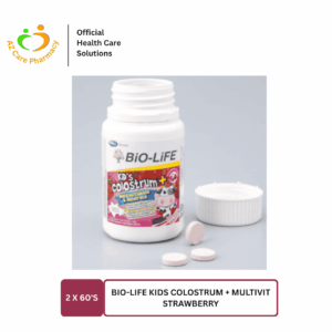Bio-Life Kids Colostrum + Multivit Strawberry  2X60S