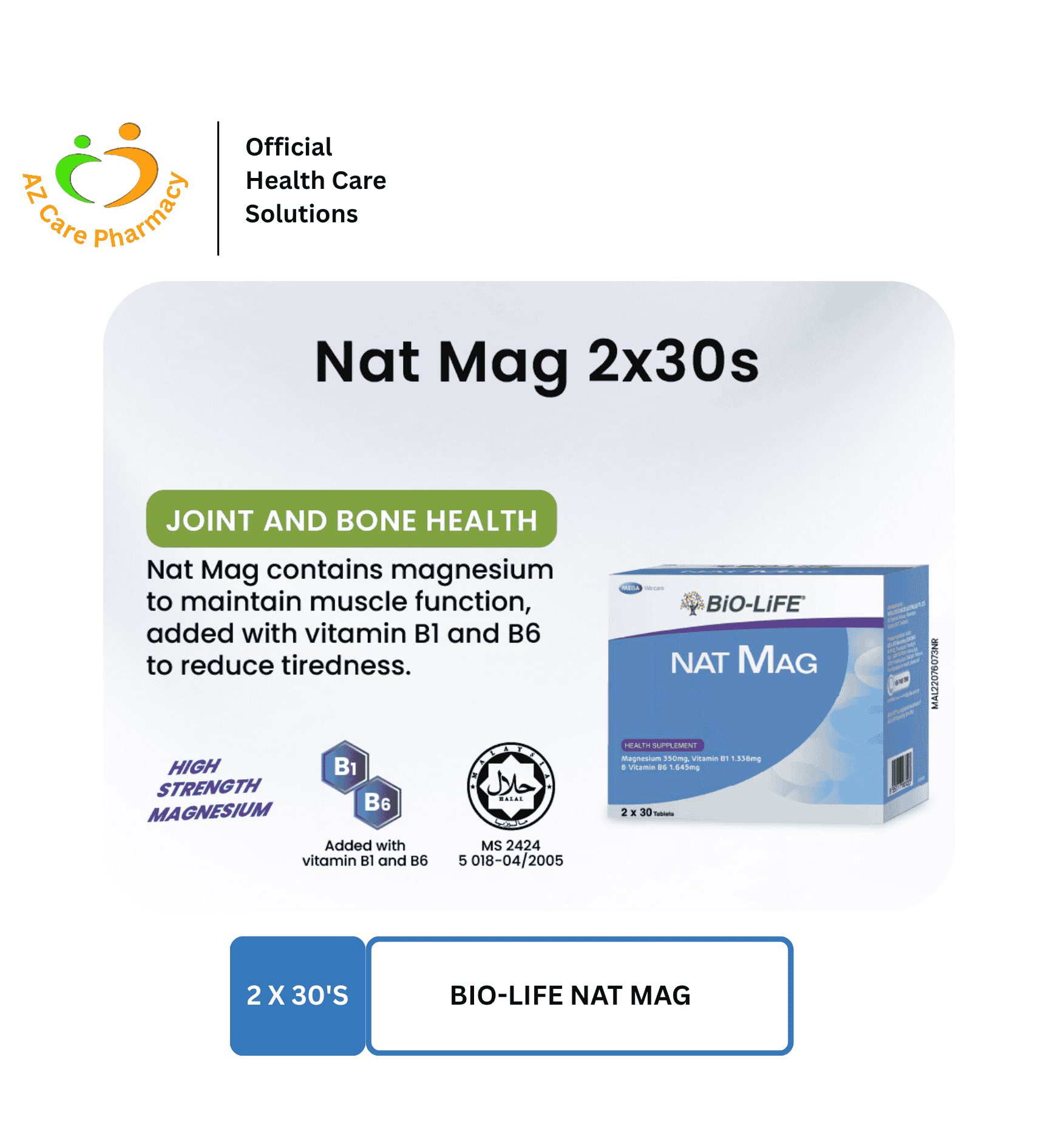 Bio-Life Nat Mag 2X30S - Image 3
