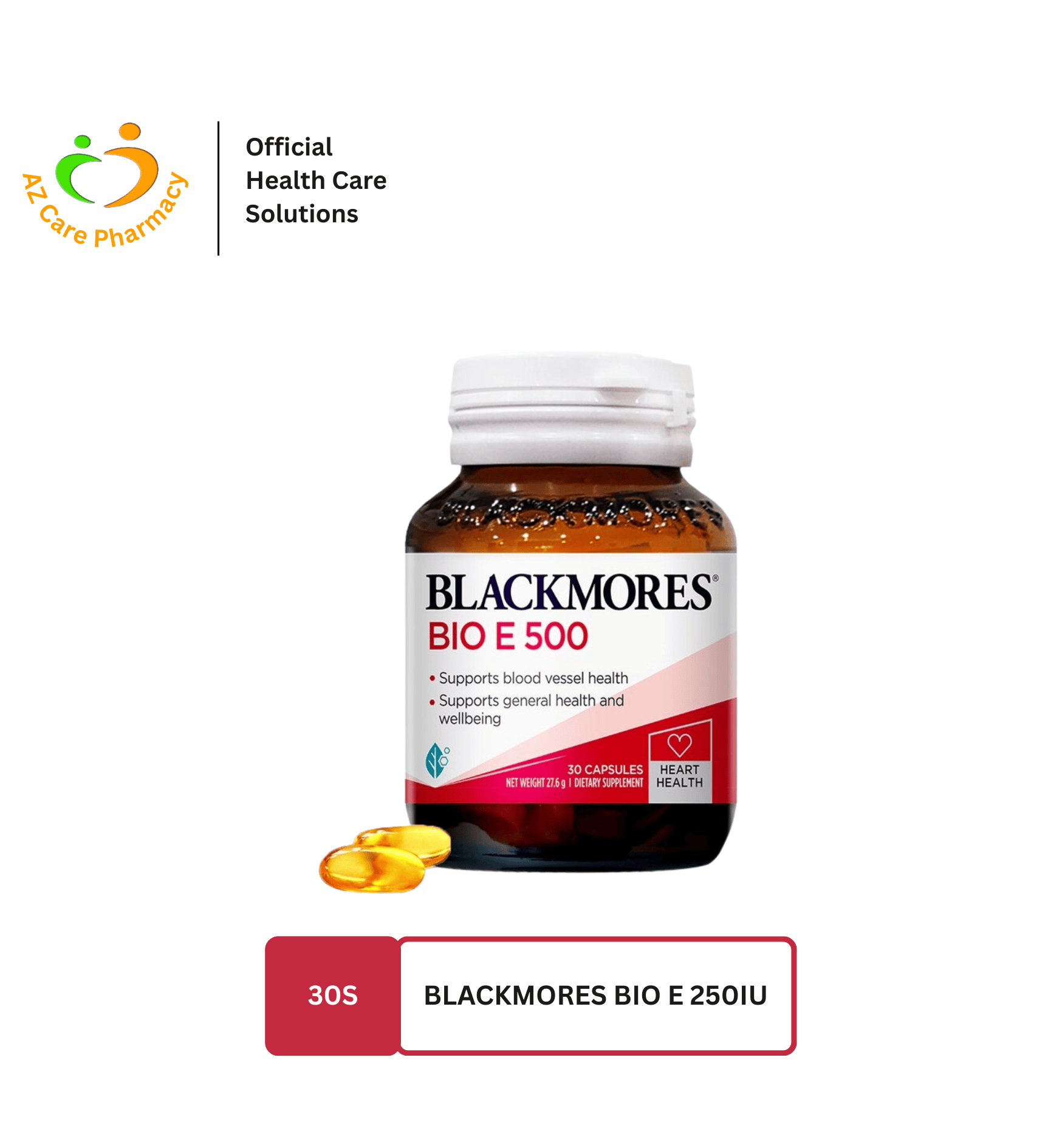 Blackmores Bio E 250IU 60S - Image 4