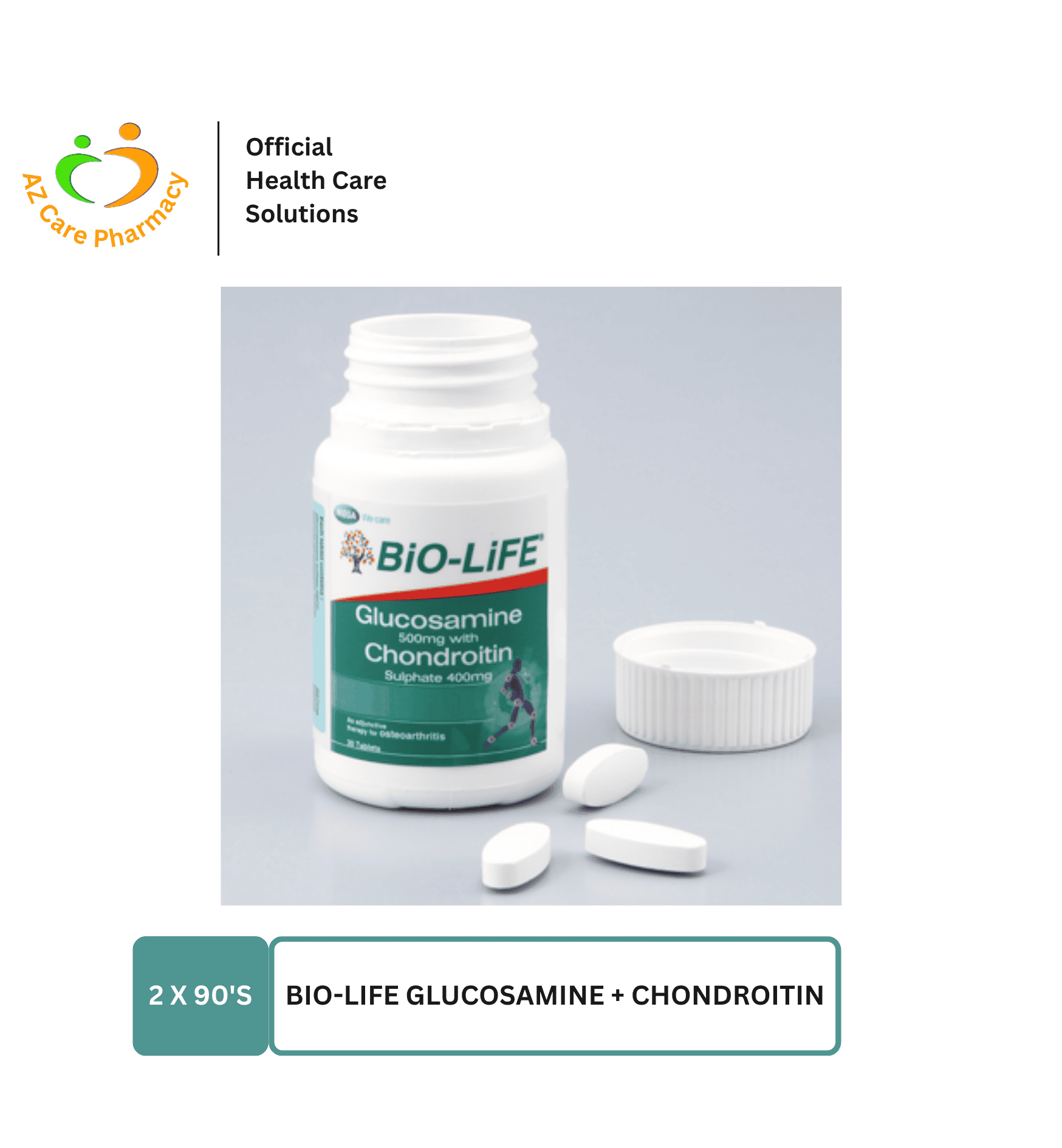 Bio-Life Glucosamine + Chondroitin 2X90S - Image 2
