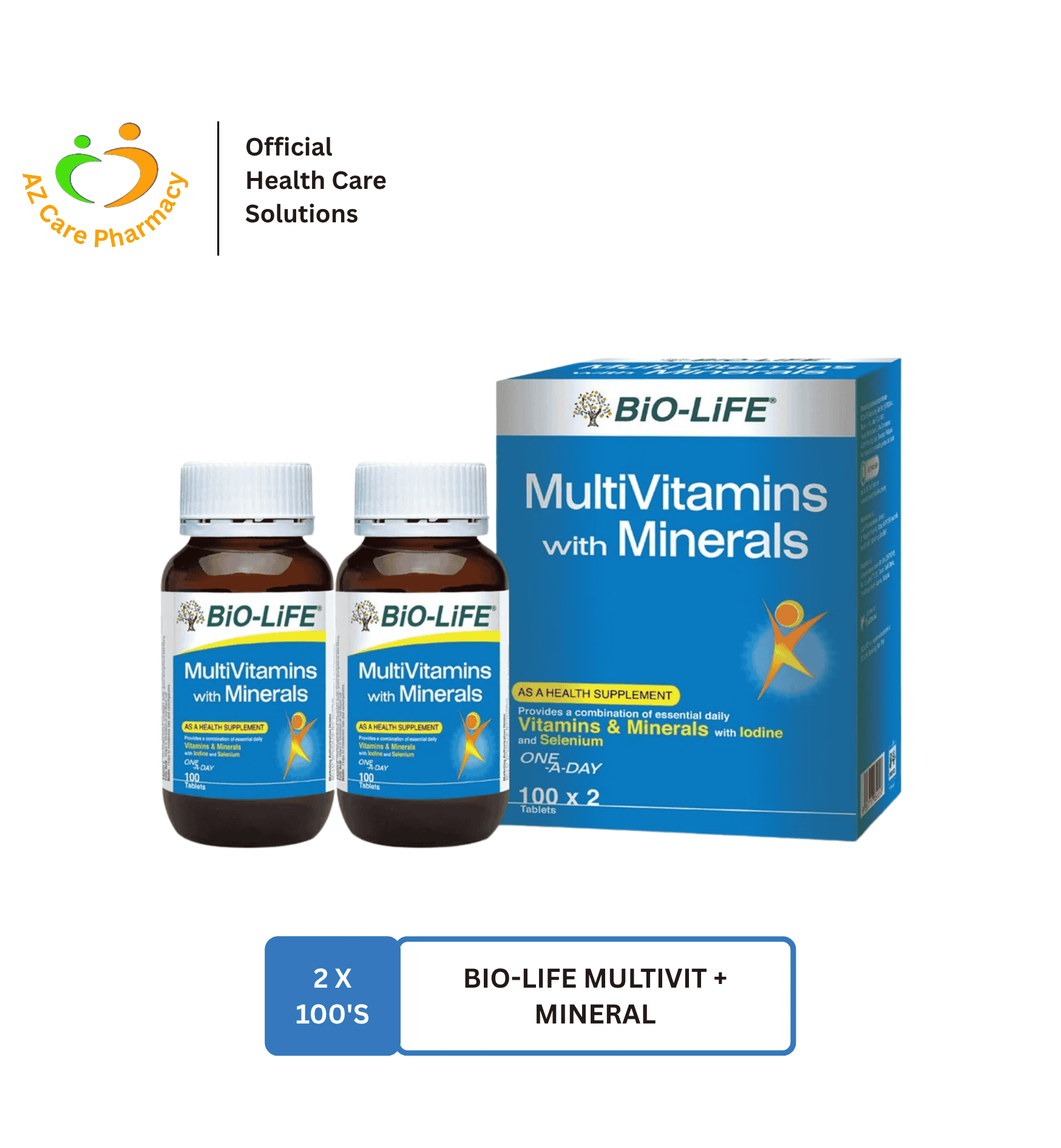Bio-Life Multivit + Mineral 2X100S