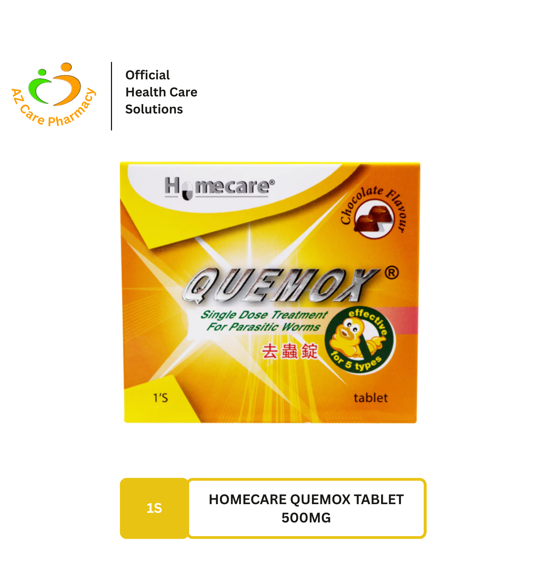 Homecare Quemox Tablet 500mg 1S