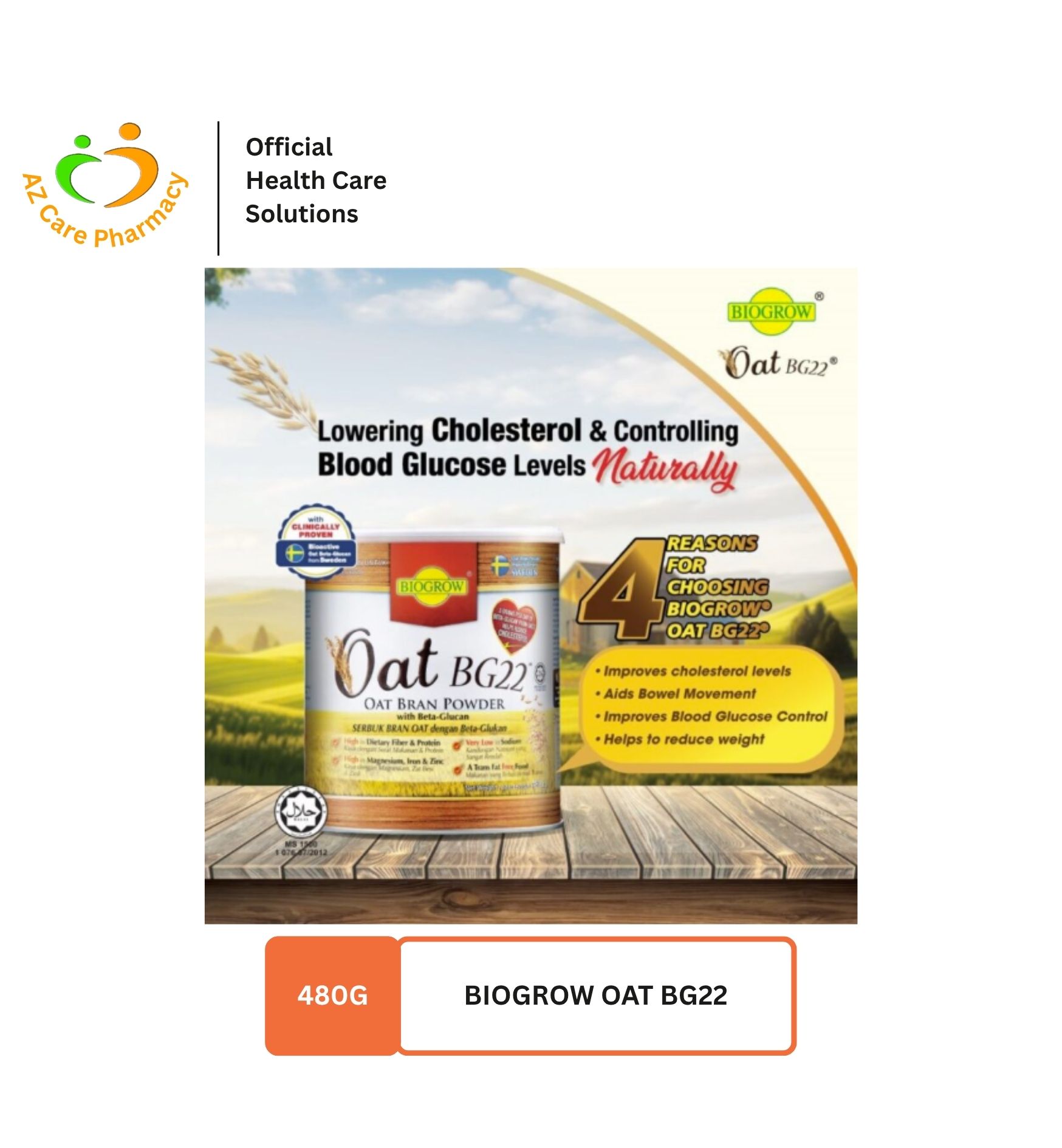 Biogrow Oat BG22 480g - Image 3