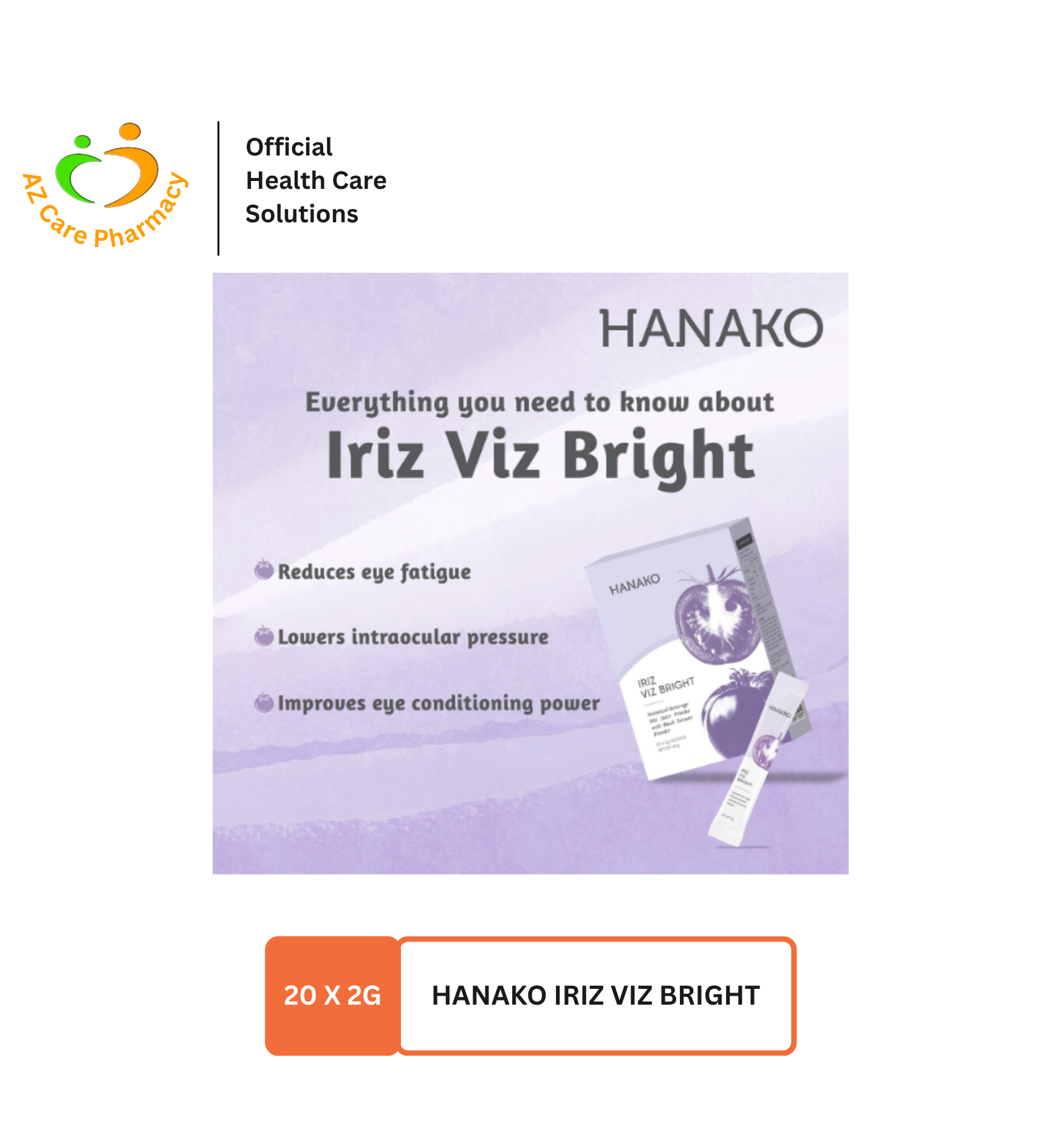 Hanako Iriz Viz Bright 20x2g - Image 3