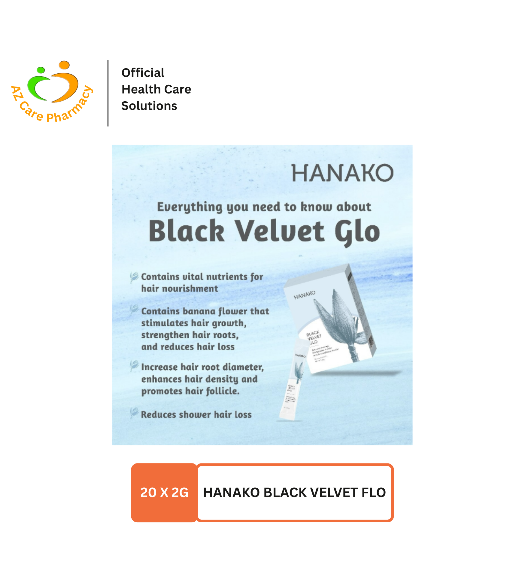Hanako Black Velvet Flo 20x2g - Image 3