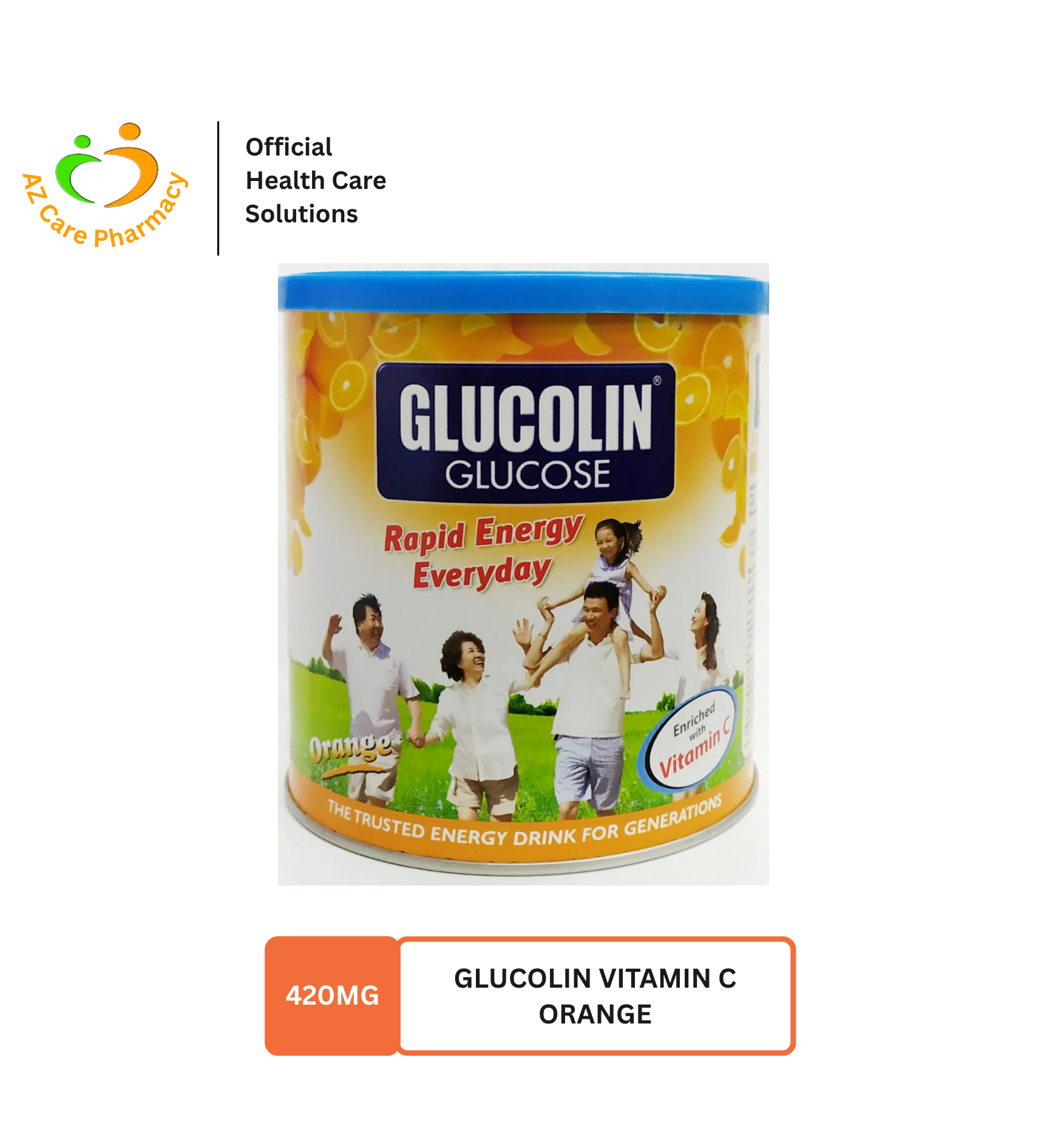 Glucolin Vitamin C Orange 420g