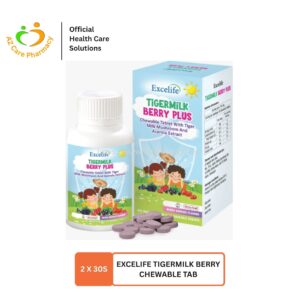 Excelife Tigermilk Berry Plus Chewable Tabs 2X30S