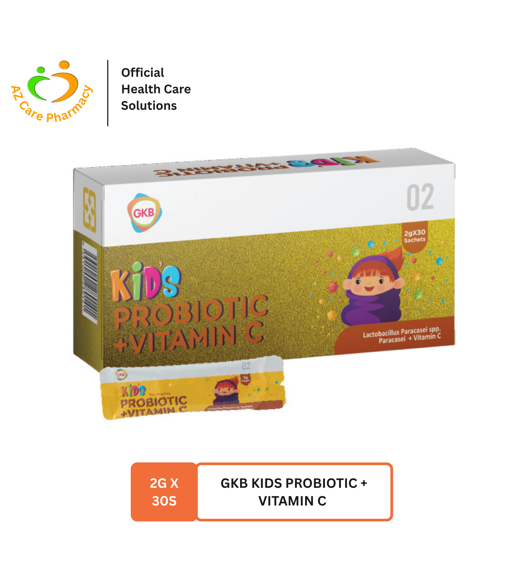GKB Kids Probiotic + Vitamin C 30S