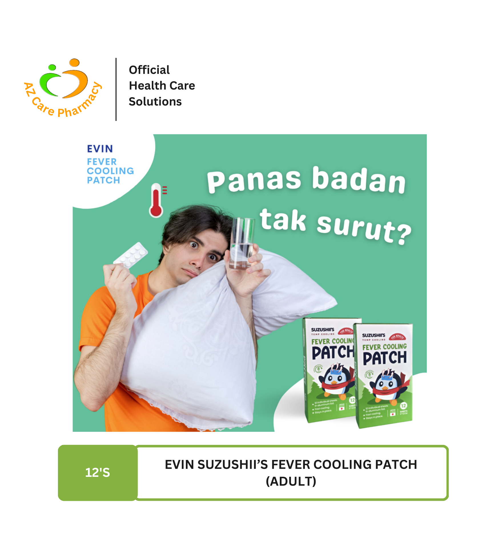 Evin Suzushii’s Fever Cooling Patch (Adult) - Image 3