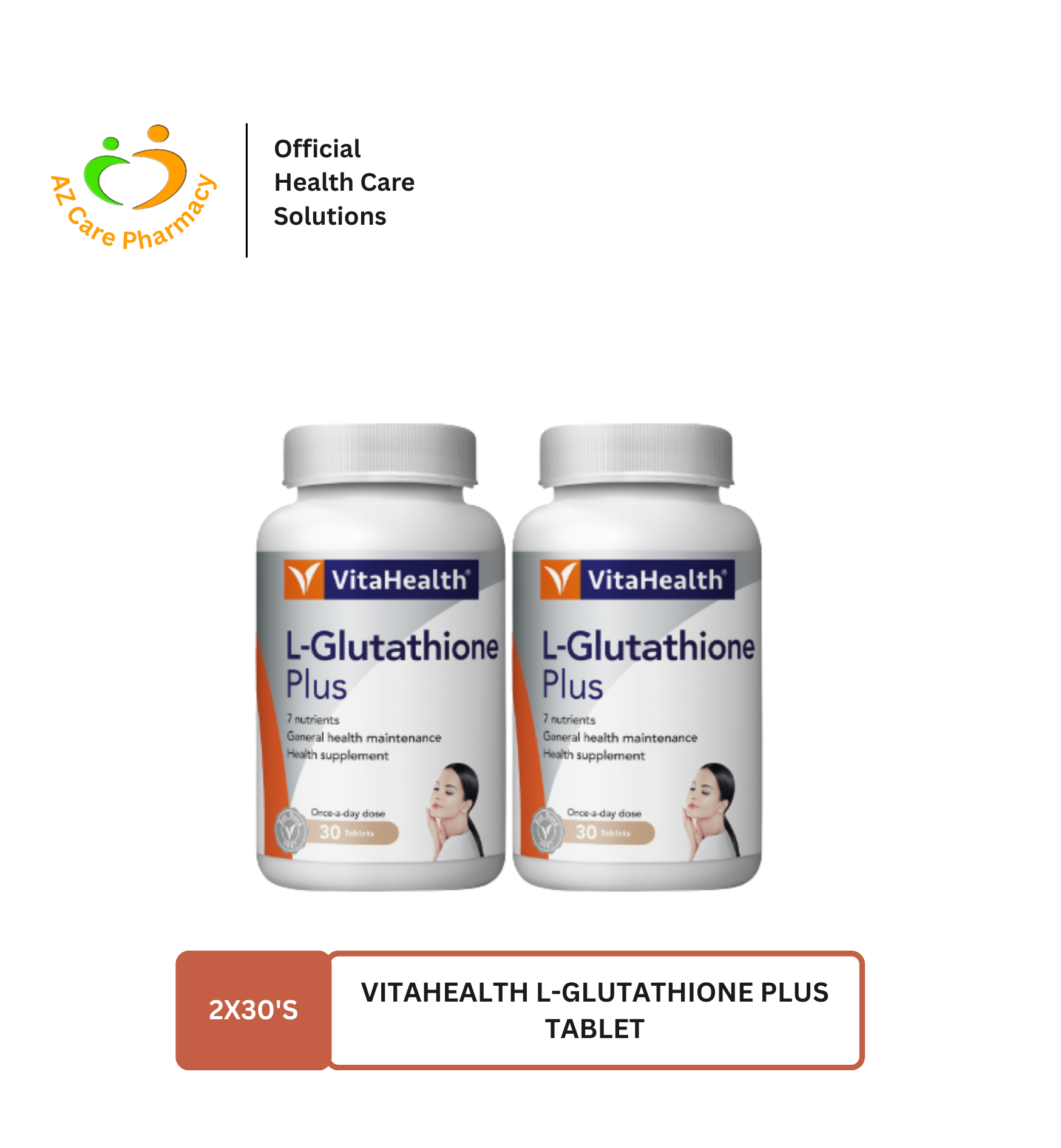 Vitahealth L-Glutathione Plus Tablet 2X30s