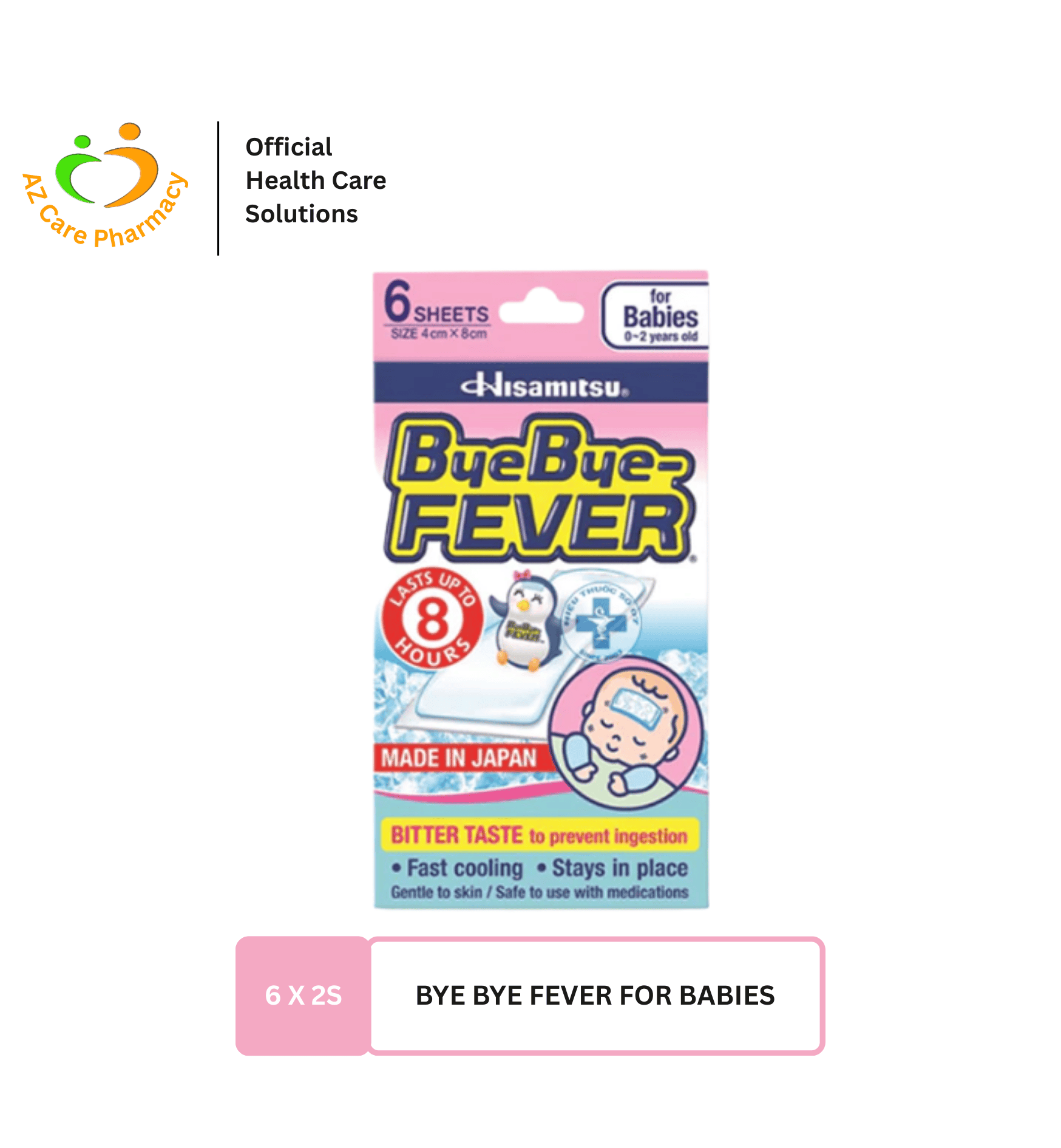 Bye Bye Fever For Babies 6X2S