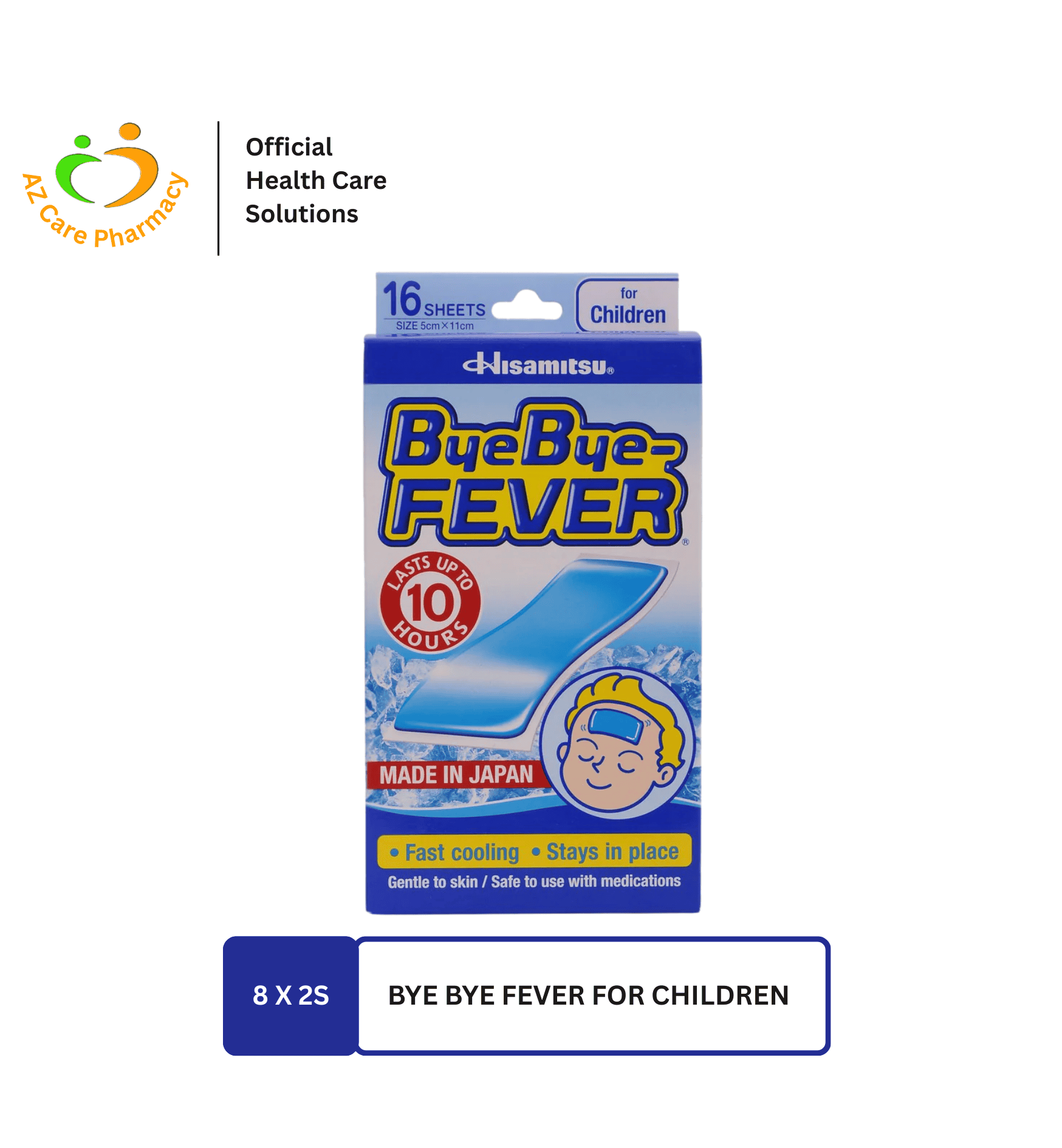 Bye Bye Fever For Children 8X2S