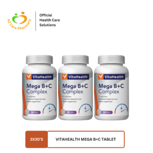 Vitahealth Mega B+C Tablet 3X30s