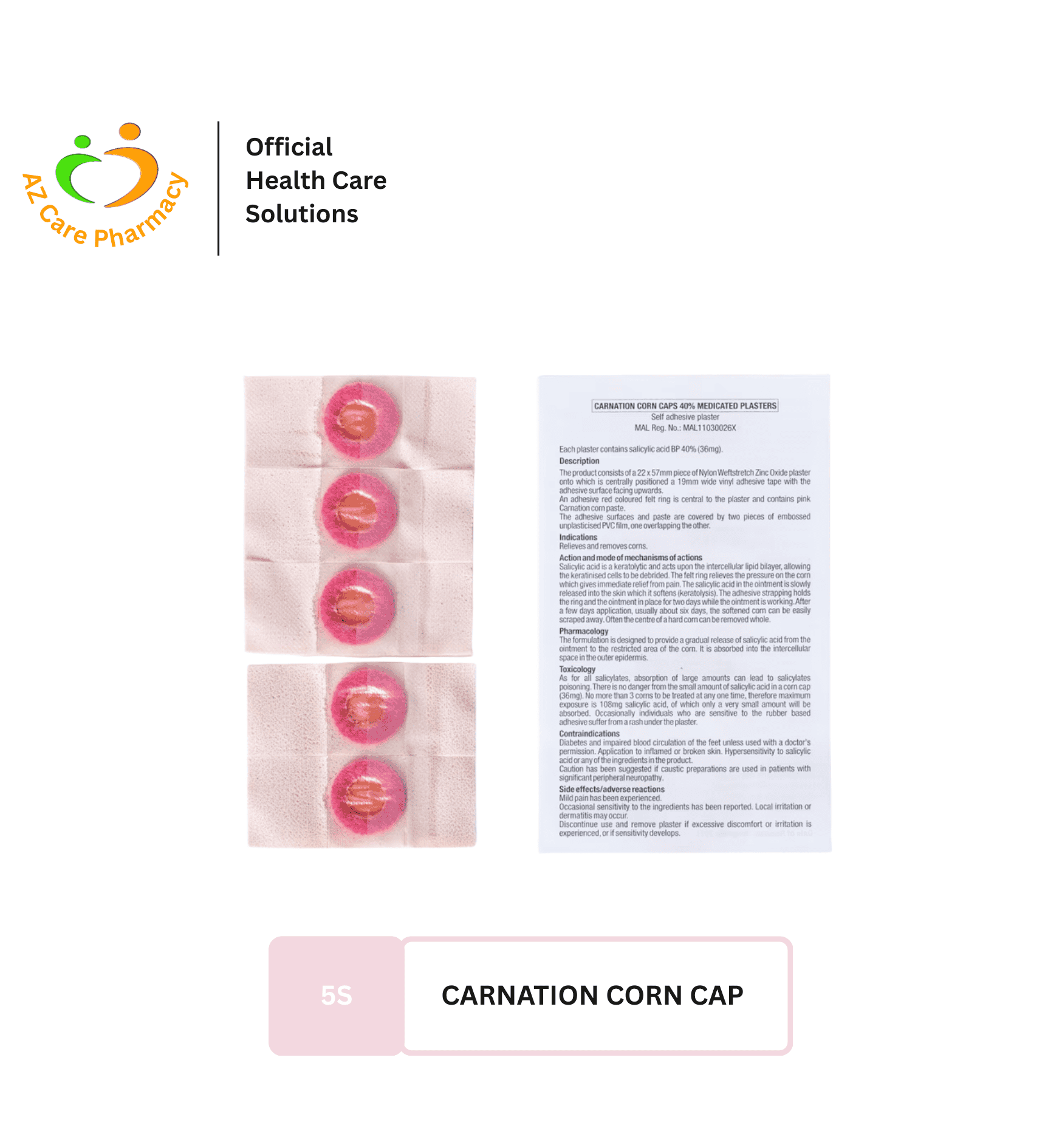 Carnation Corn Cap 5s - Image 2