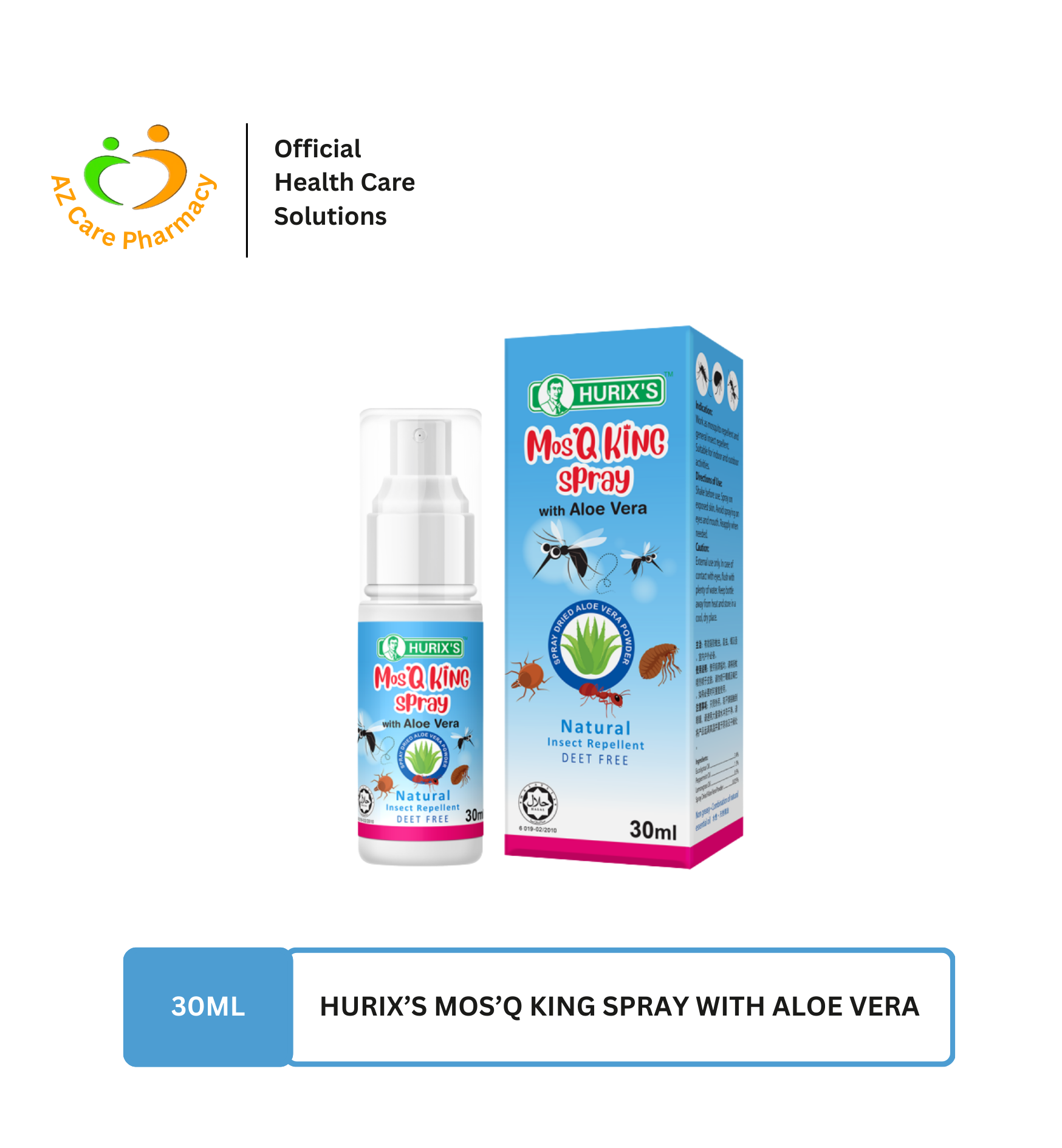 Hurixs MosQ King Spray 30ml - Image 3
