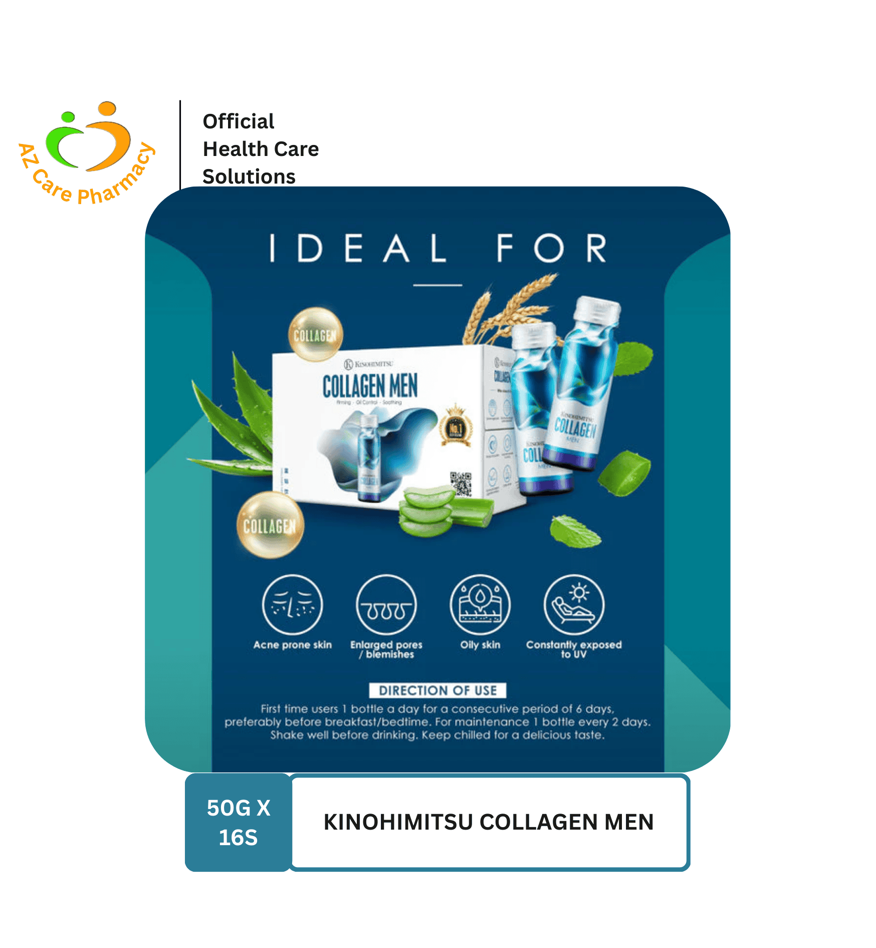 Kinohimitsu Collagen Men 50g*16 bot - Image 4