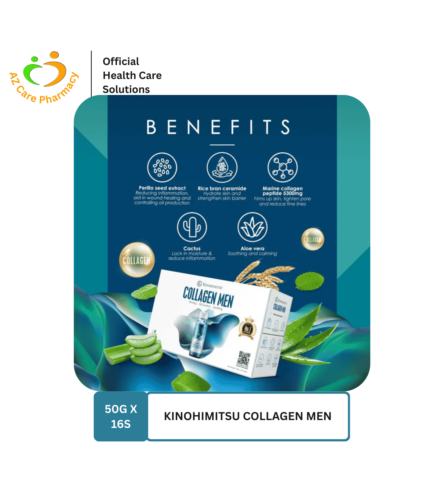 Kinohimitsu Collagen Men 50g*16 bot - Image 3