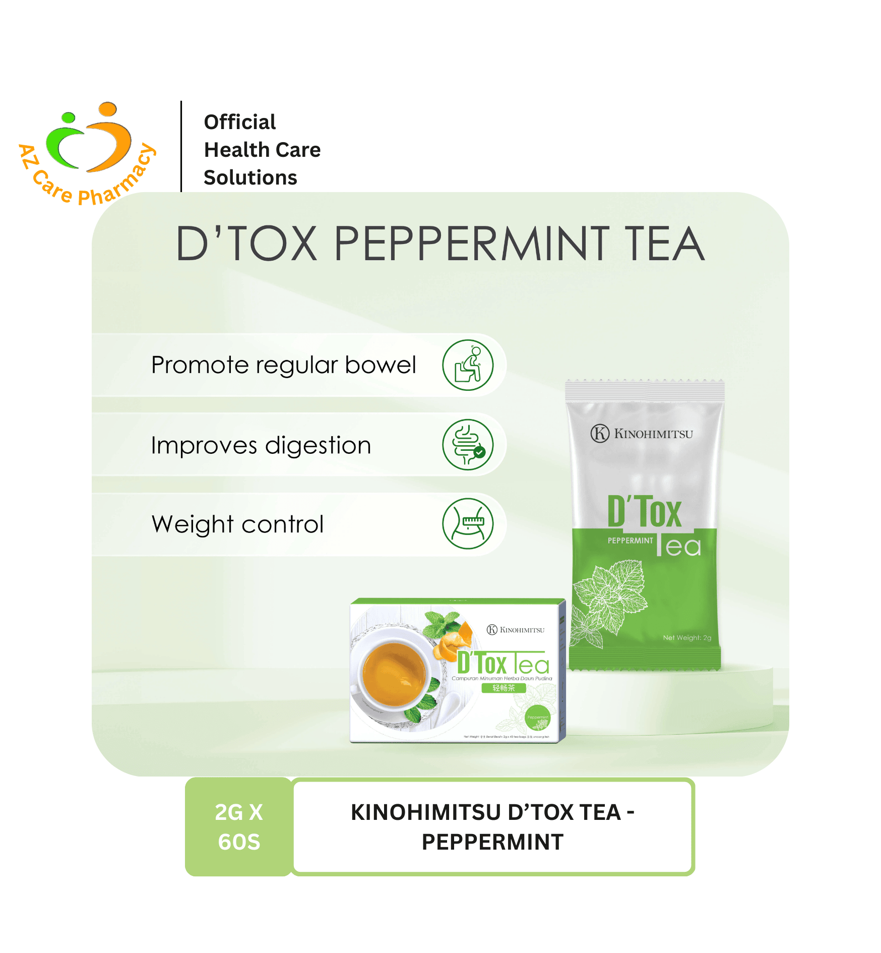 Kinohimitsu D’tox Tea Peppermint - Image 4