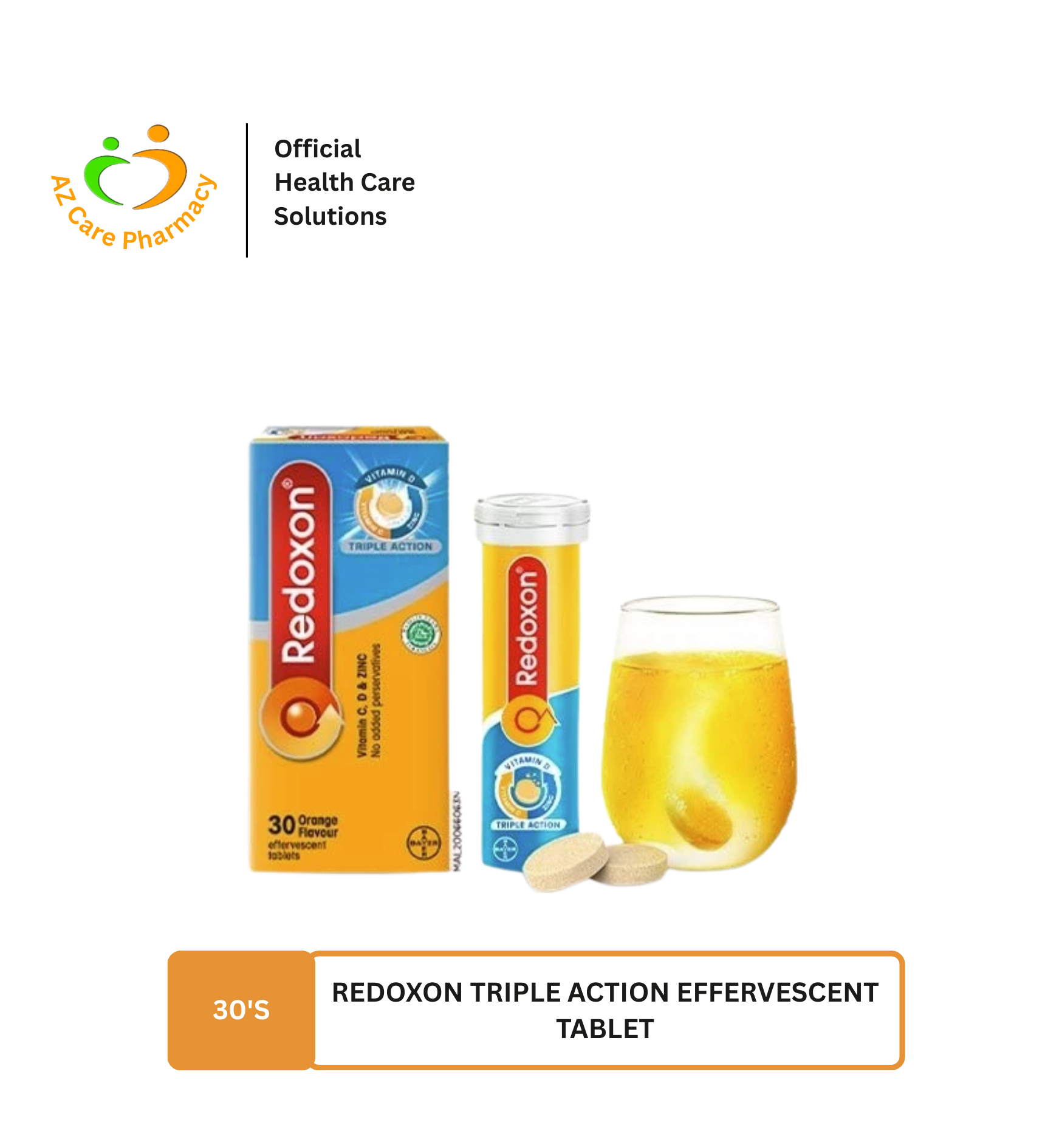 Redoxon Triple Action Effervescent Tablet 30s - Image 3