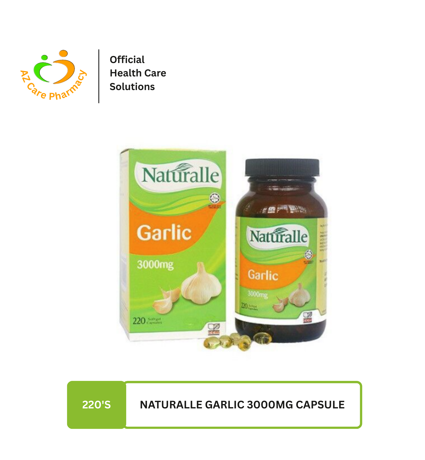 Naturalle Garlic 3000mg