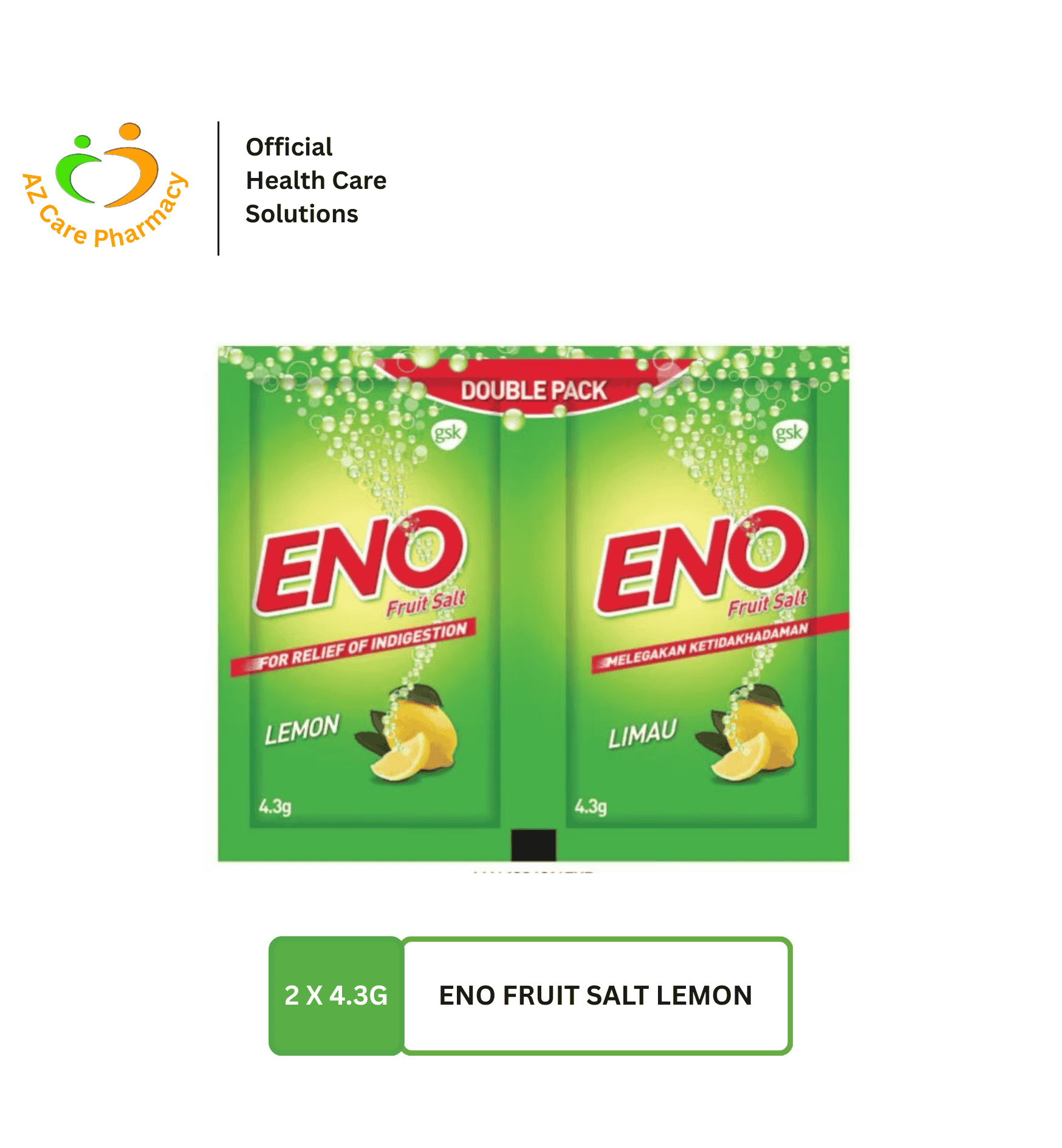 Eno Fruit Salt Lemon 4.3g