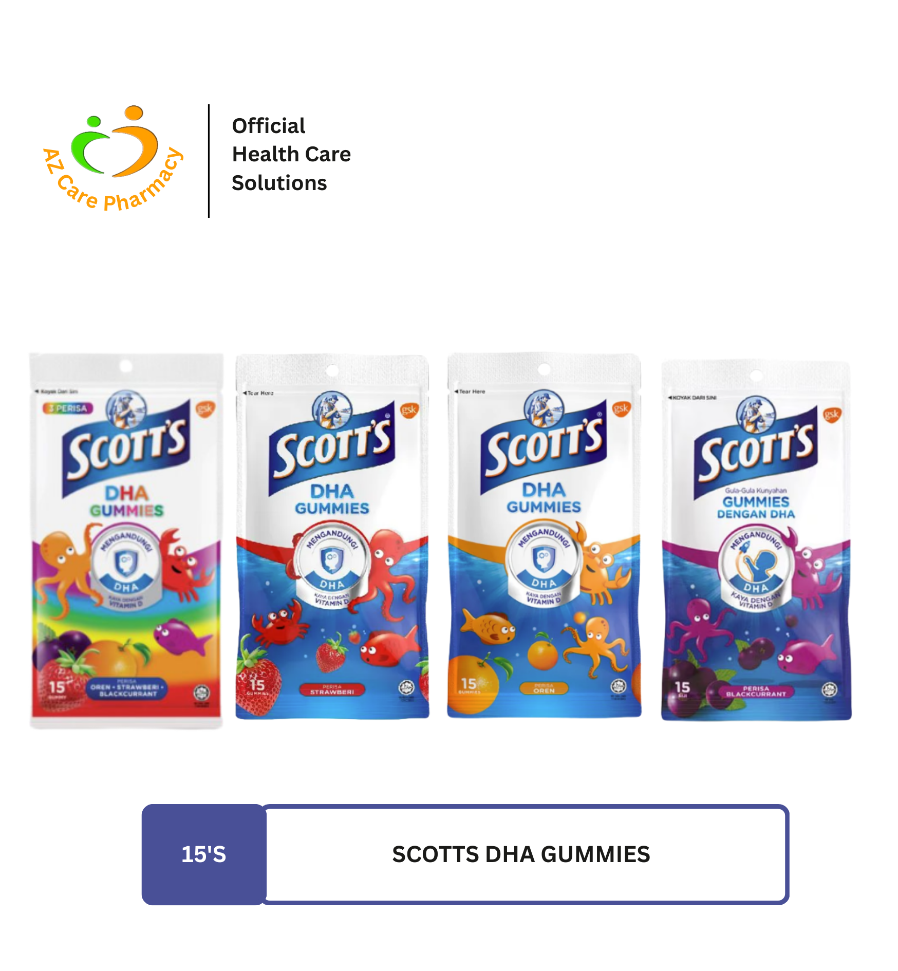Scotts DHA Gummies 15s